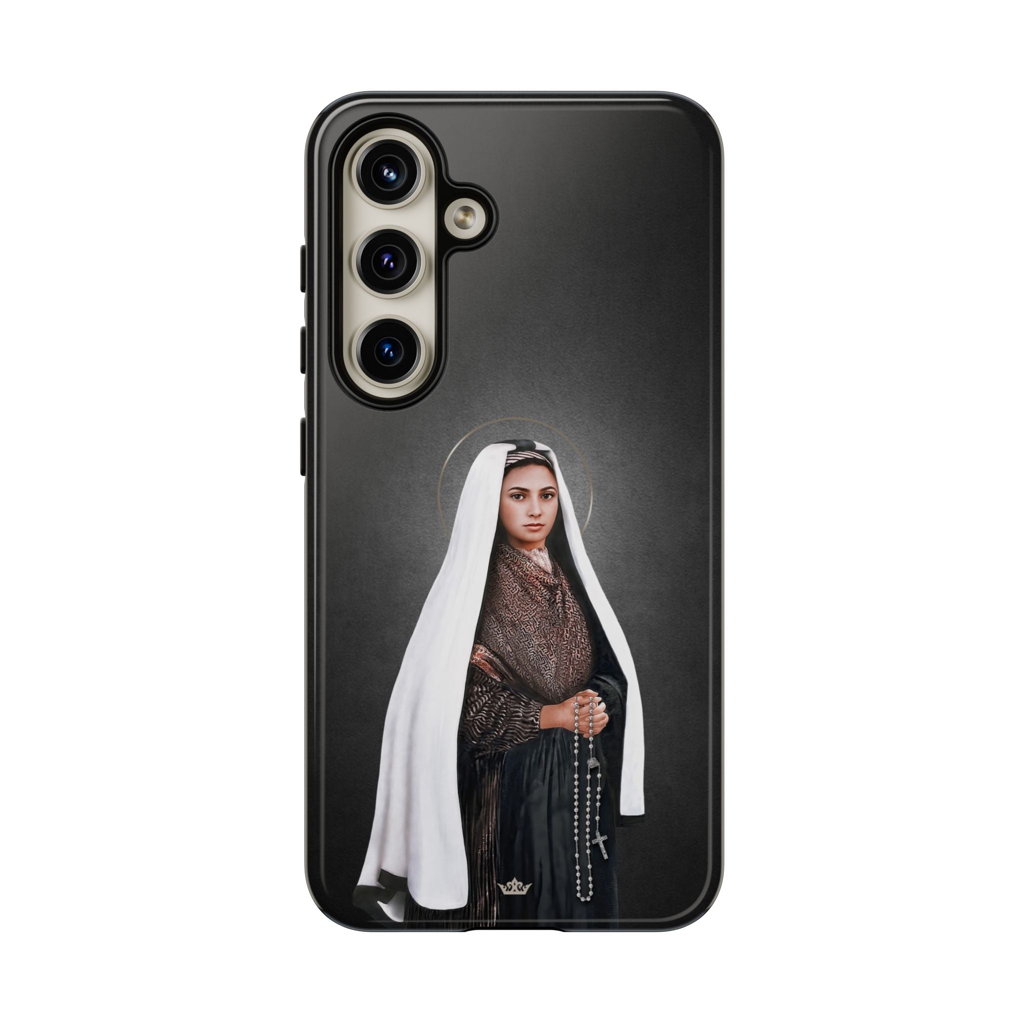 St. Bernadette Hard Phone Case (Dark)