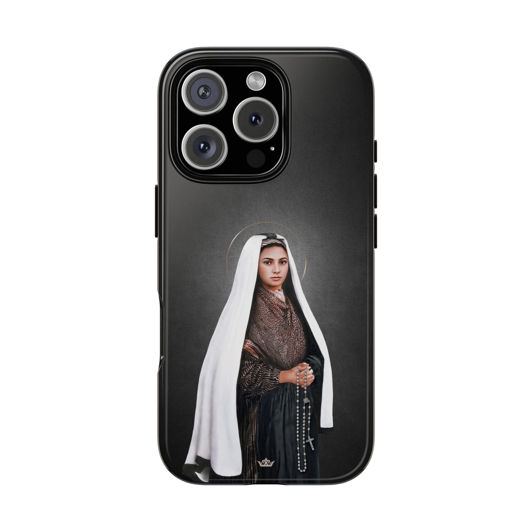 St. Bernadette Hard Phone Case (Dark)