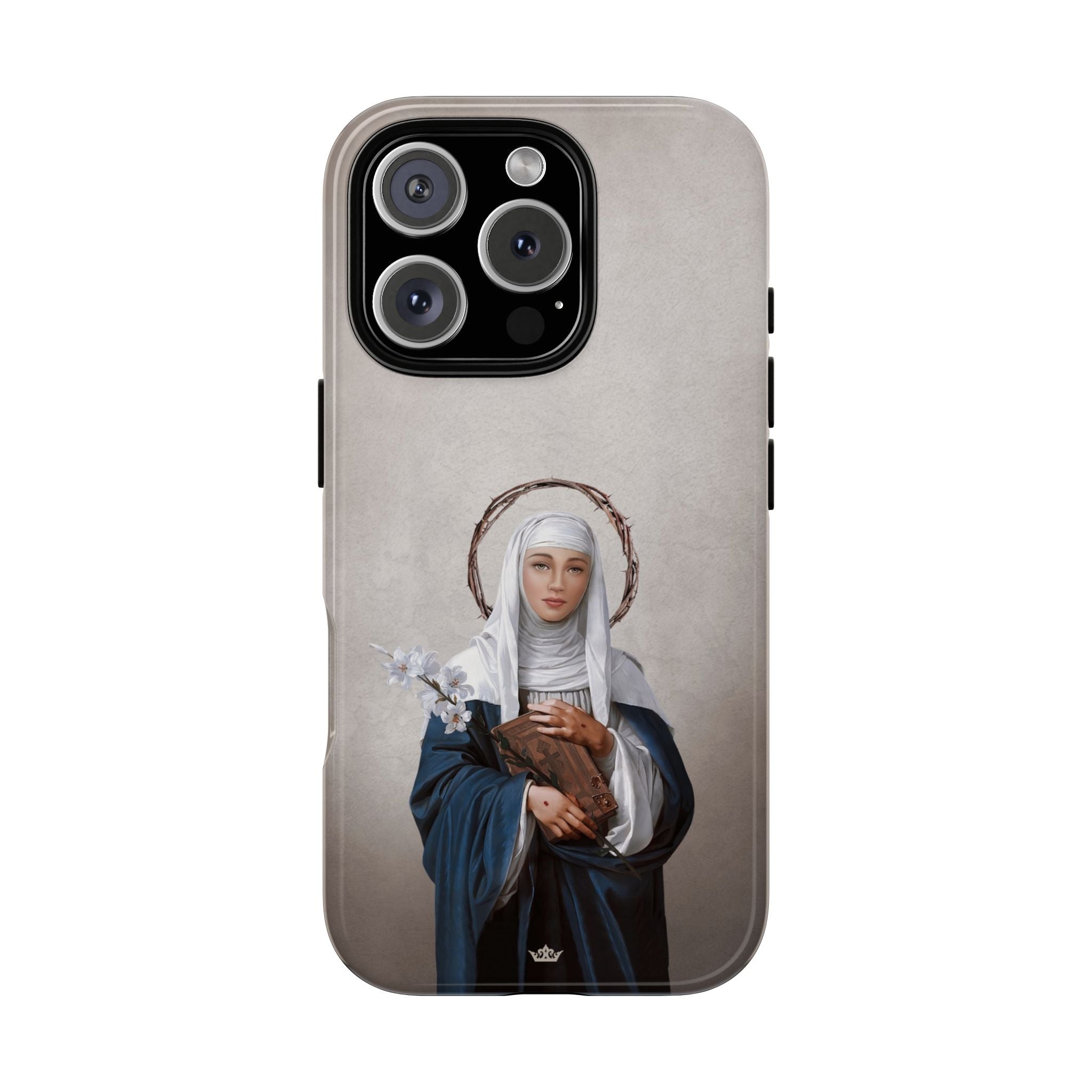 St. Catherine of Siena Hard Phone Case (Light)