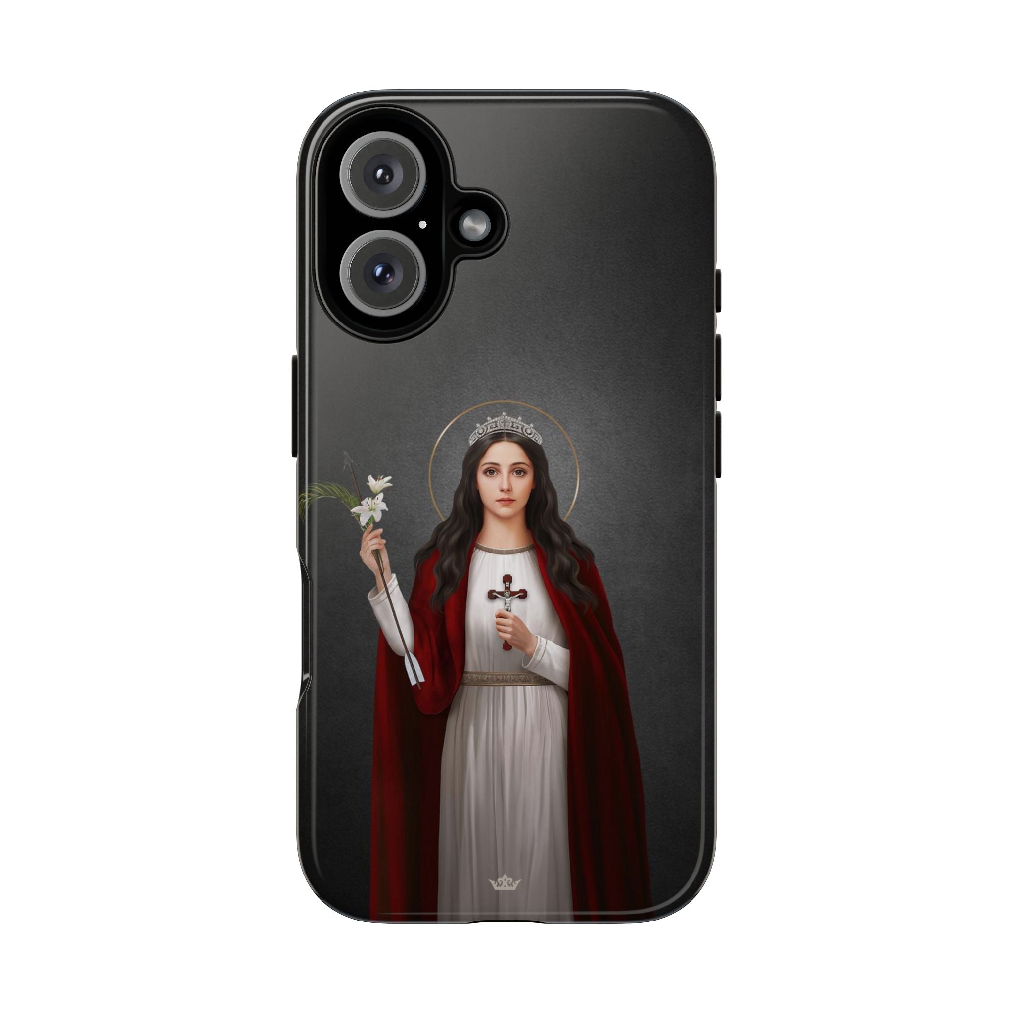 St. Philomena Hard Phone Case (Dark)