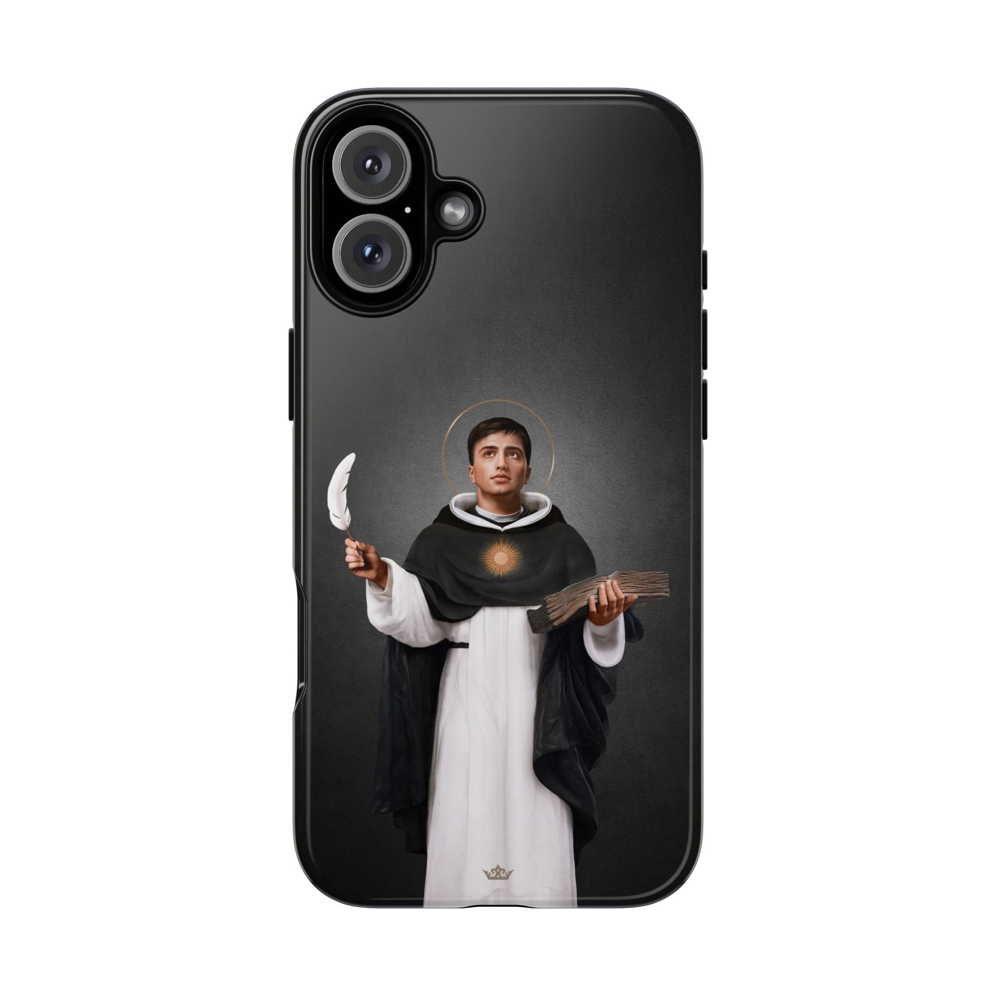 St. Thomas Aquinas Hard Phone Case (Dark)