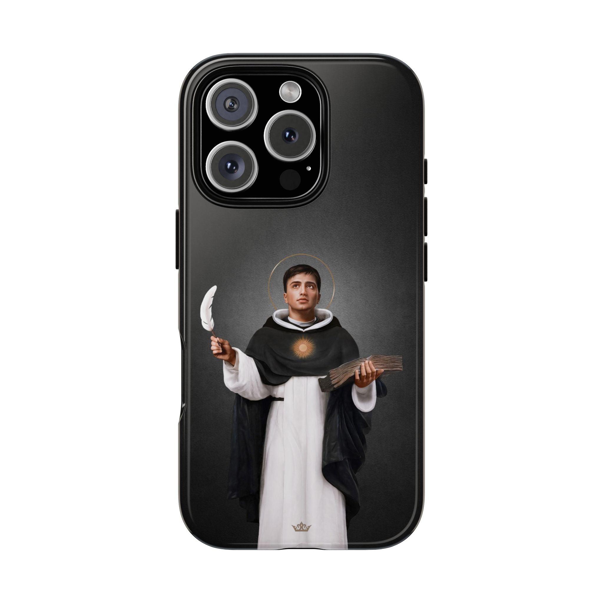 St. Thomas Aquinas Hard Phone Case (Dark)