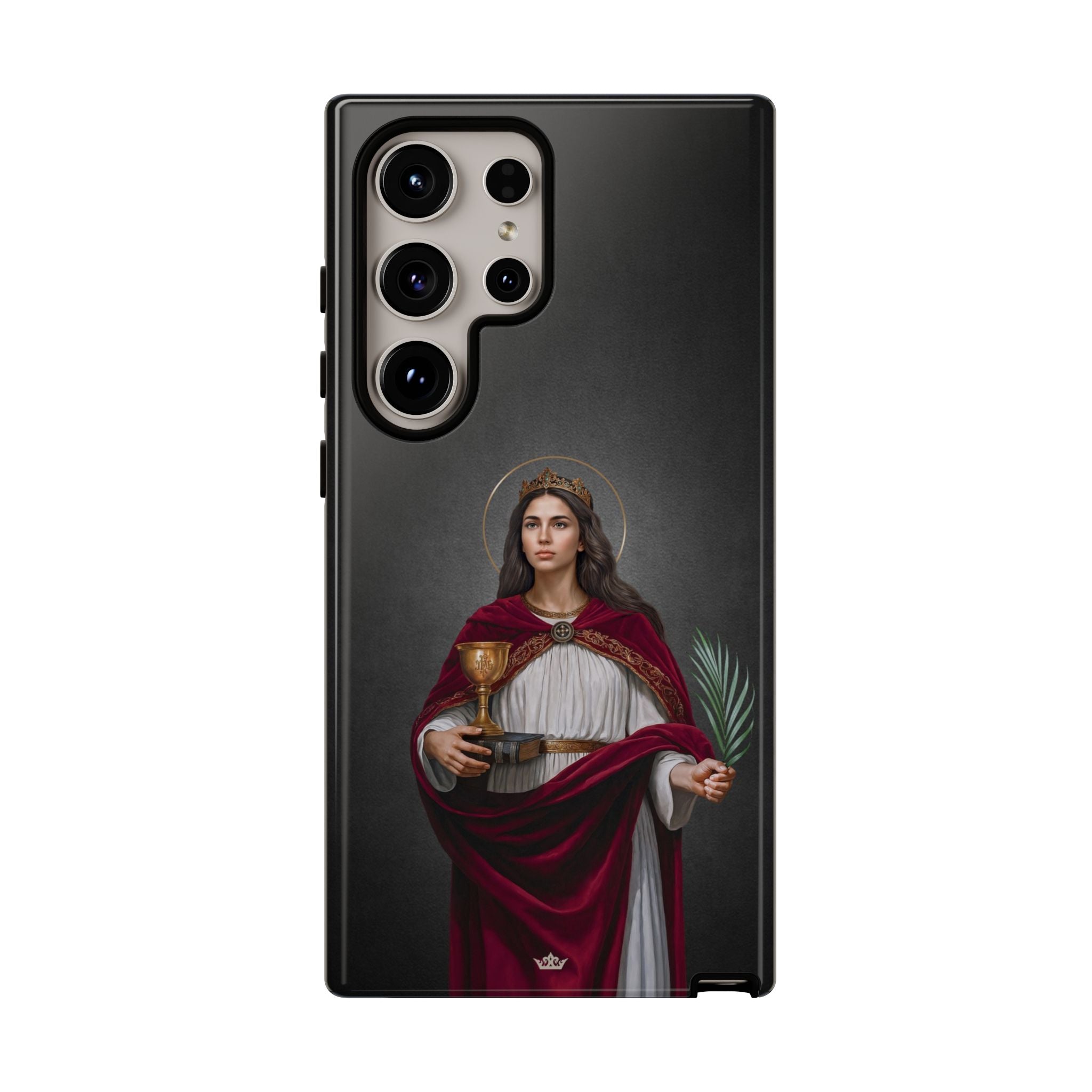 St. Barbara Hard Phone Case (Dark)