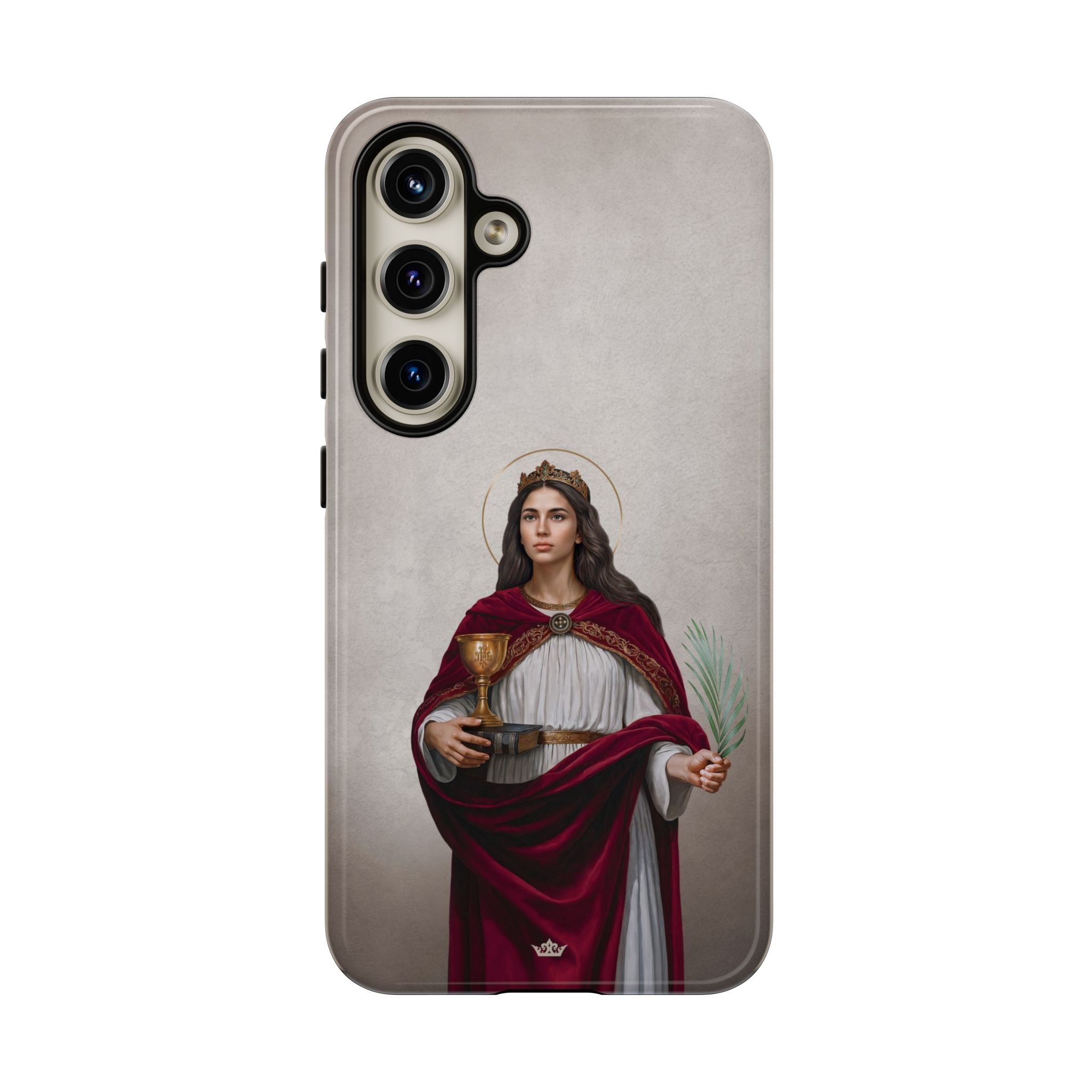 St. Barbara Hard Phone Case (Light)