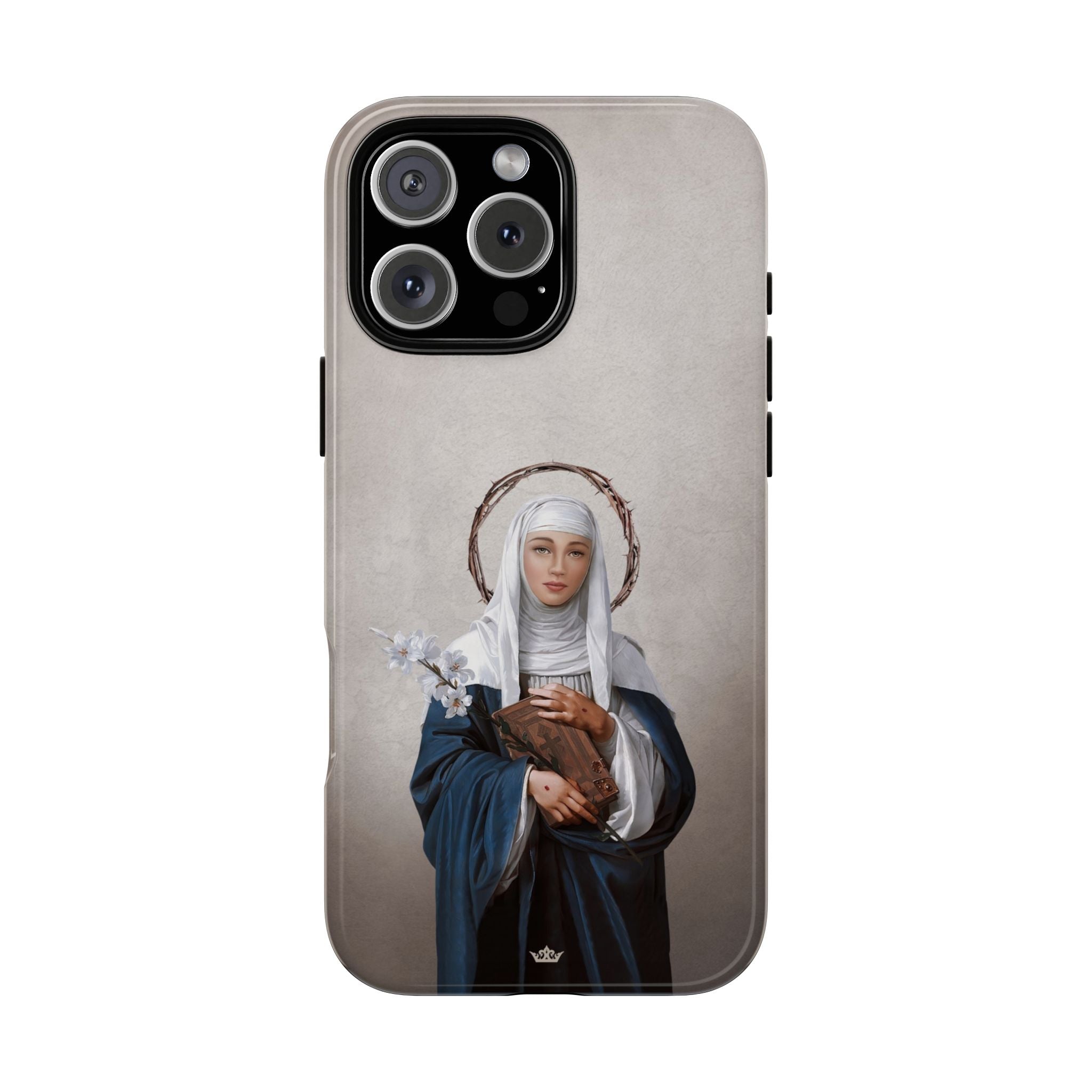 St. Catherine of Siena Hard Phone Case (Light)