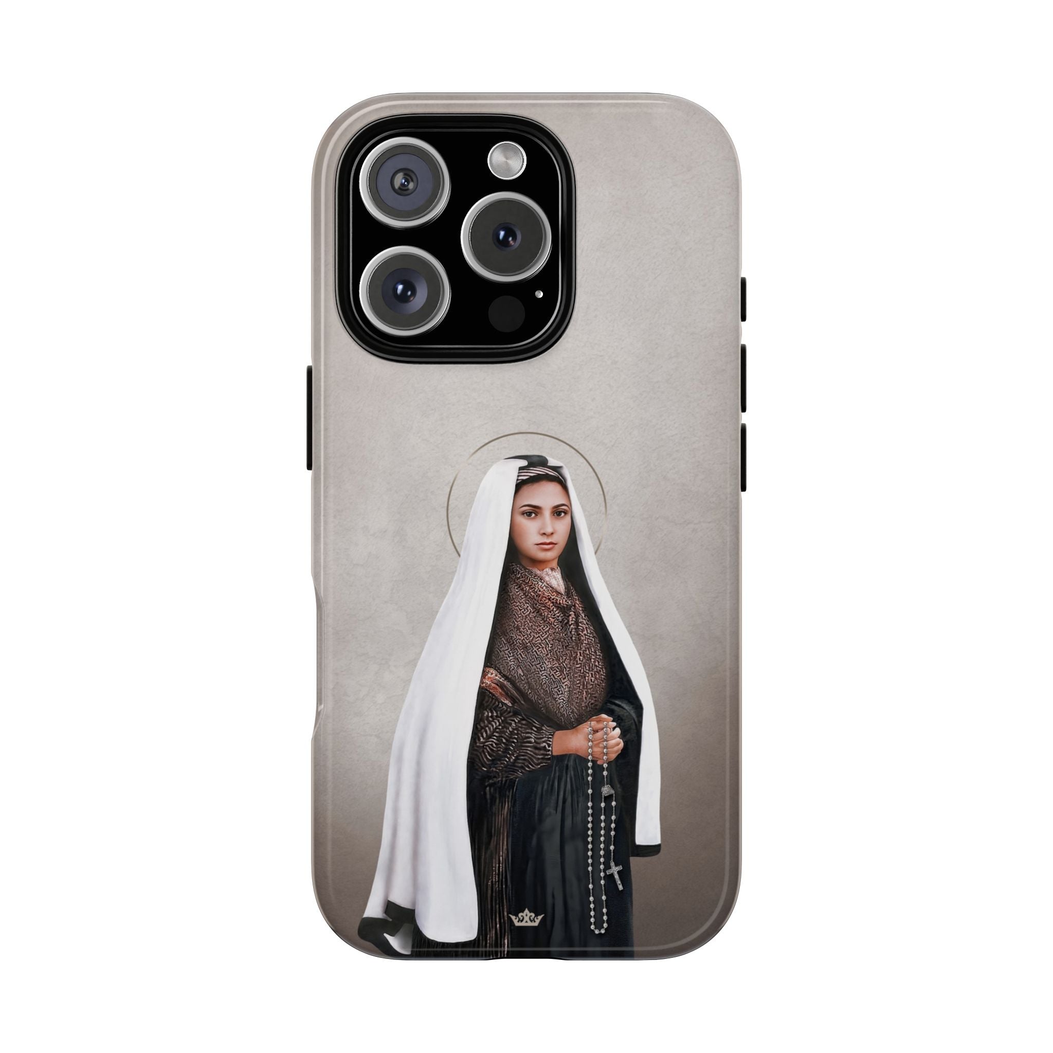 St. Bernadette Hard Phone Case (Light)