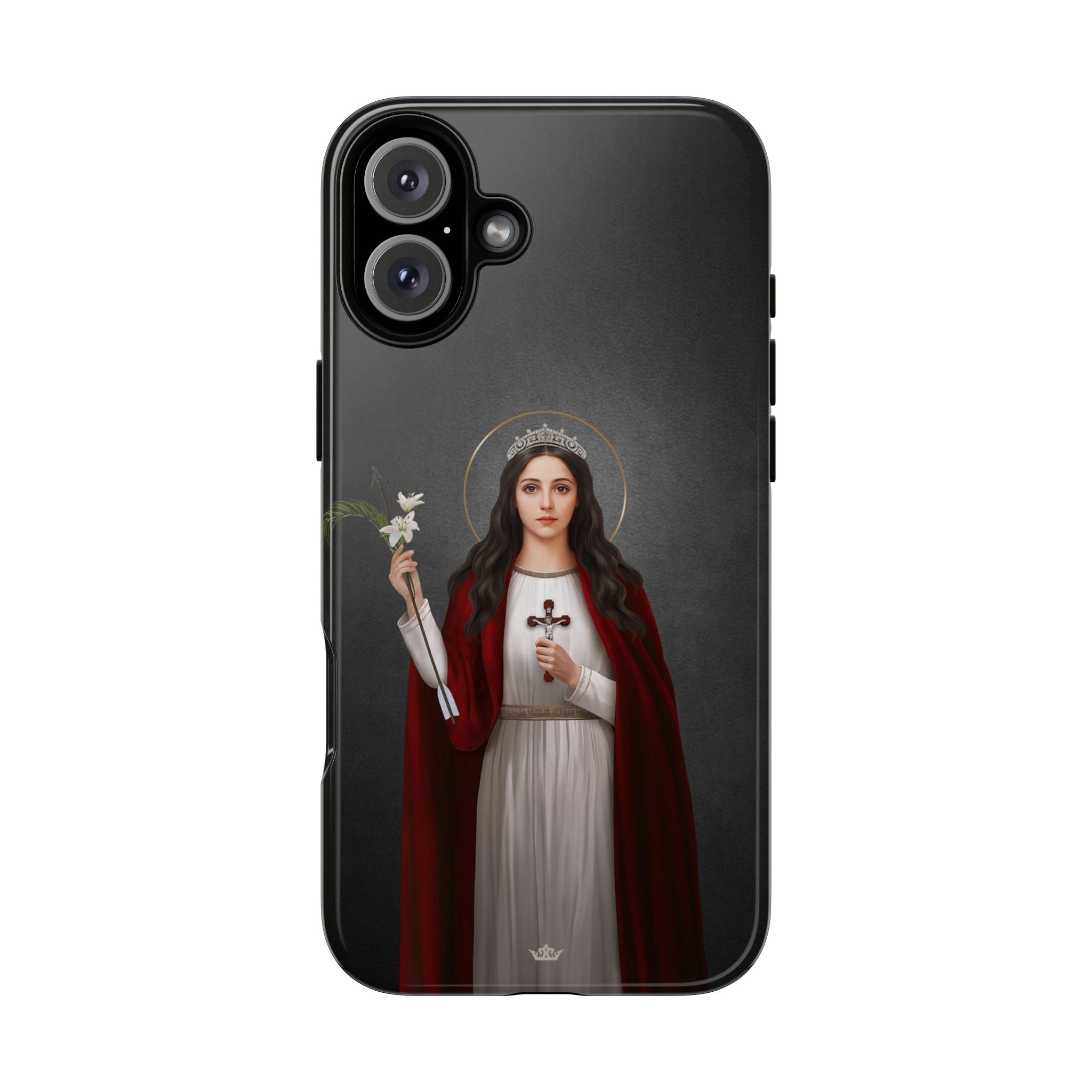 St. Philomena Hard Phone Case (Dark)