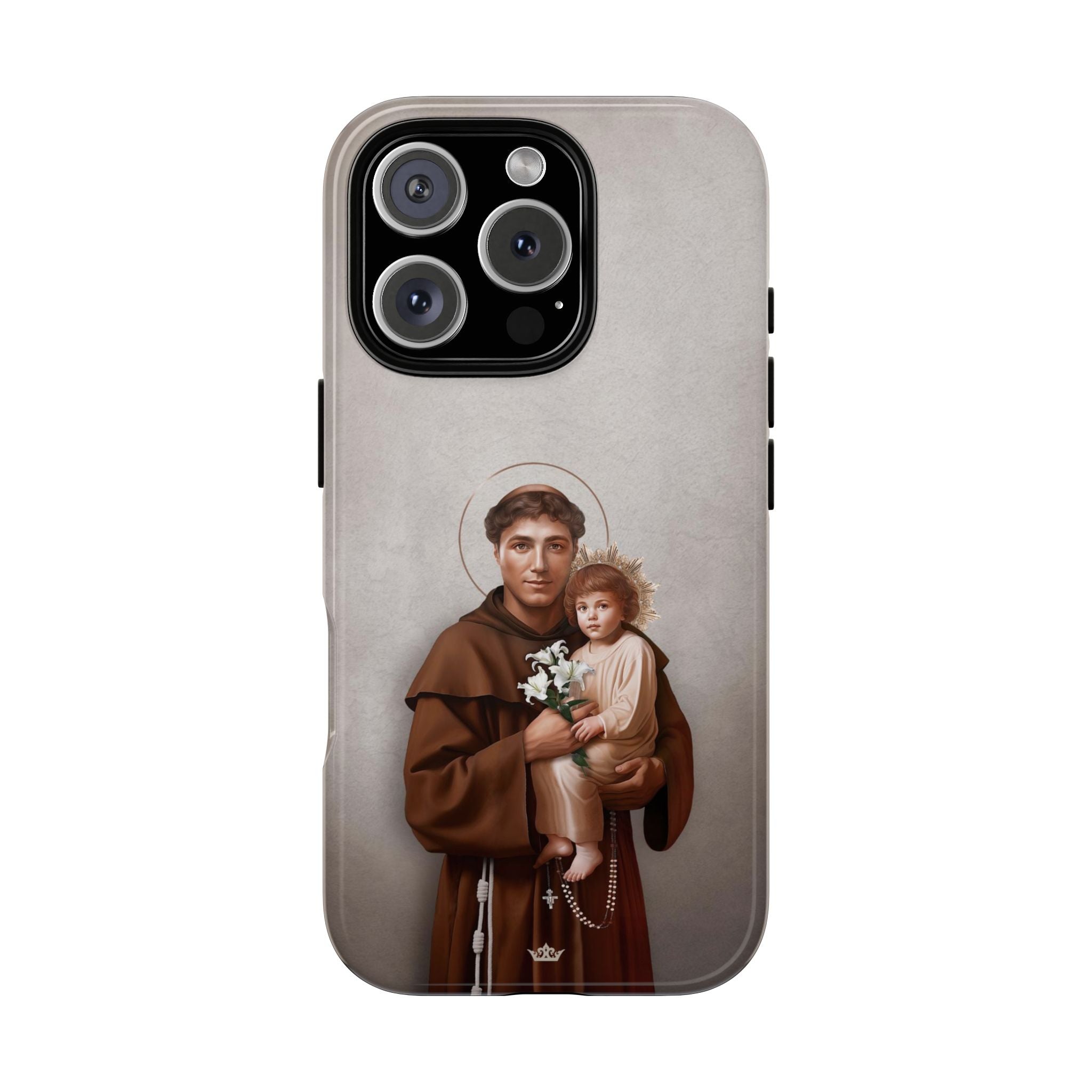 St. Anthony of Padua Hard Phone Case (Light)