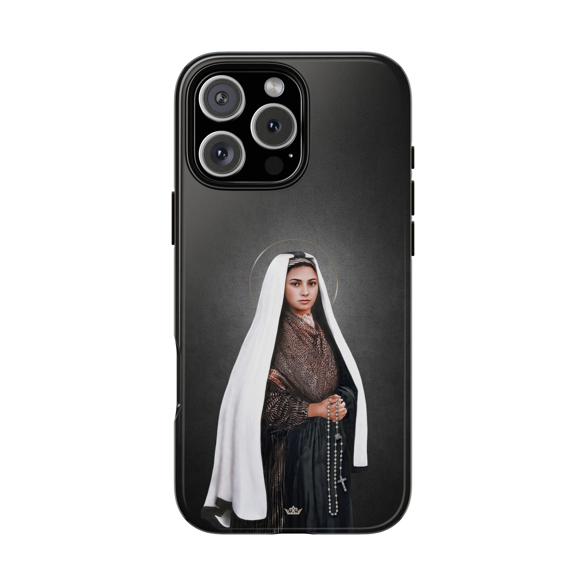 St. Bernadette Hard Phone Case (Dark)