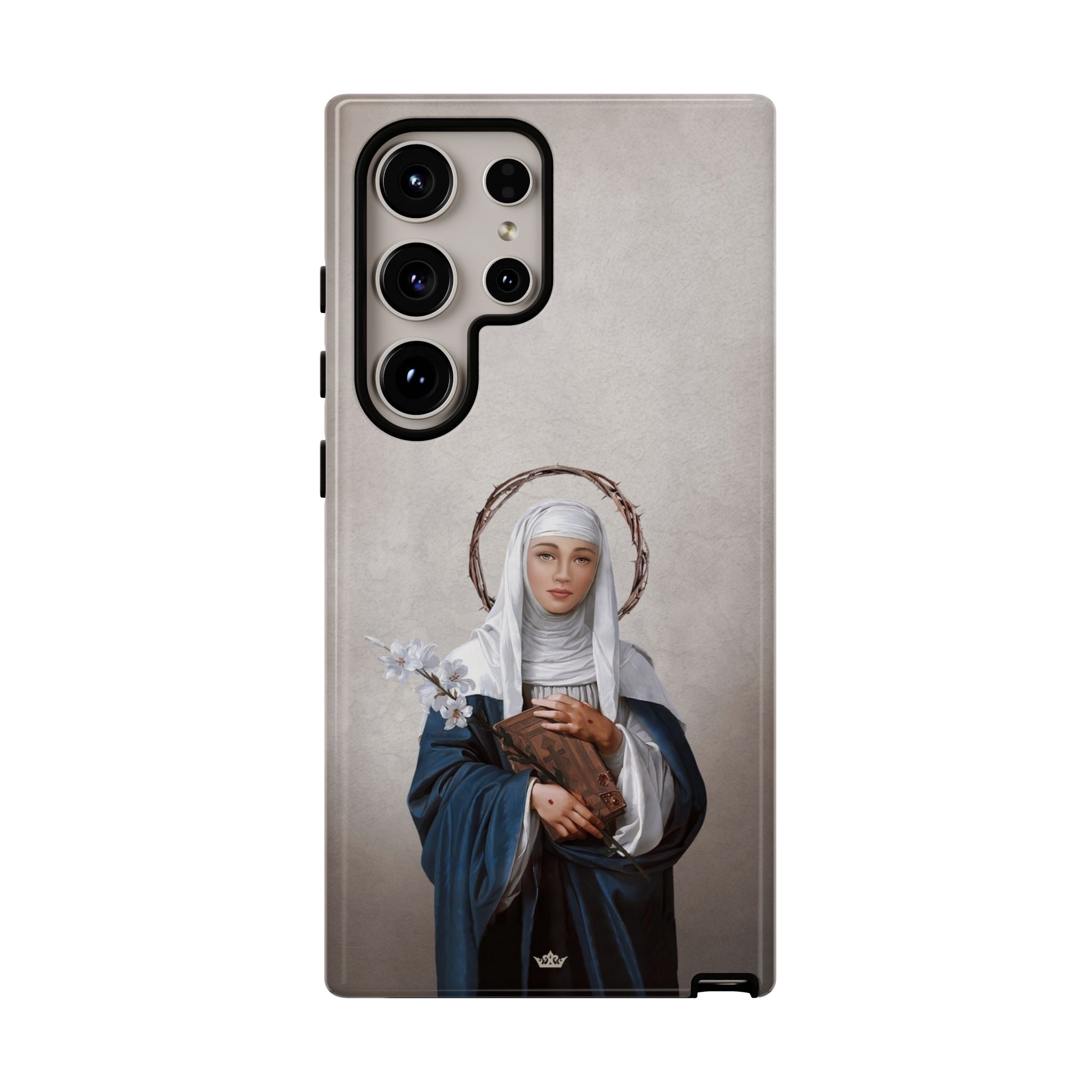 St. Catherine of Siena Hard Phone Case (Light)