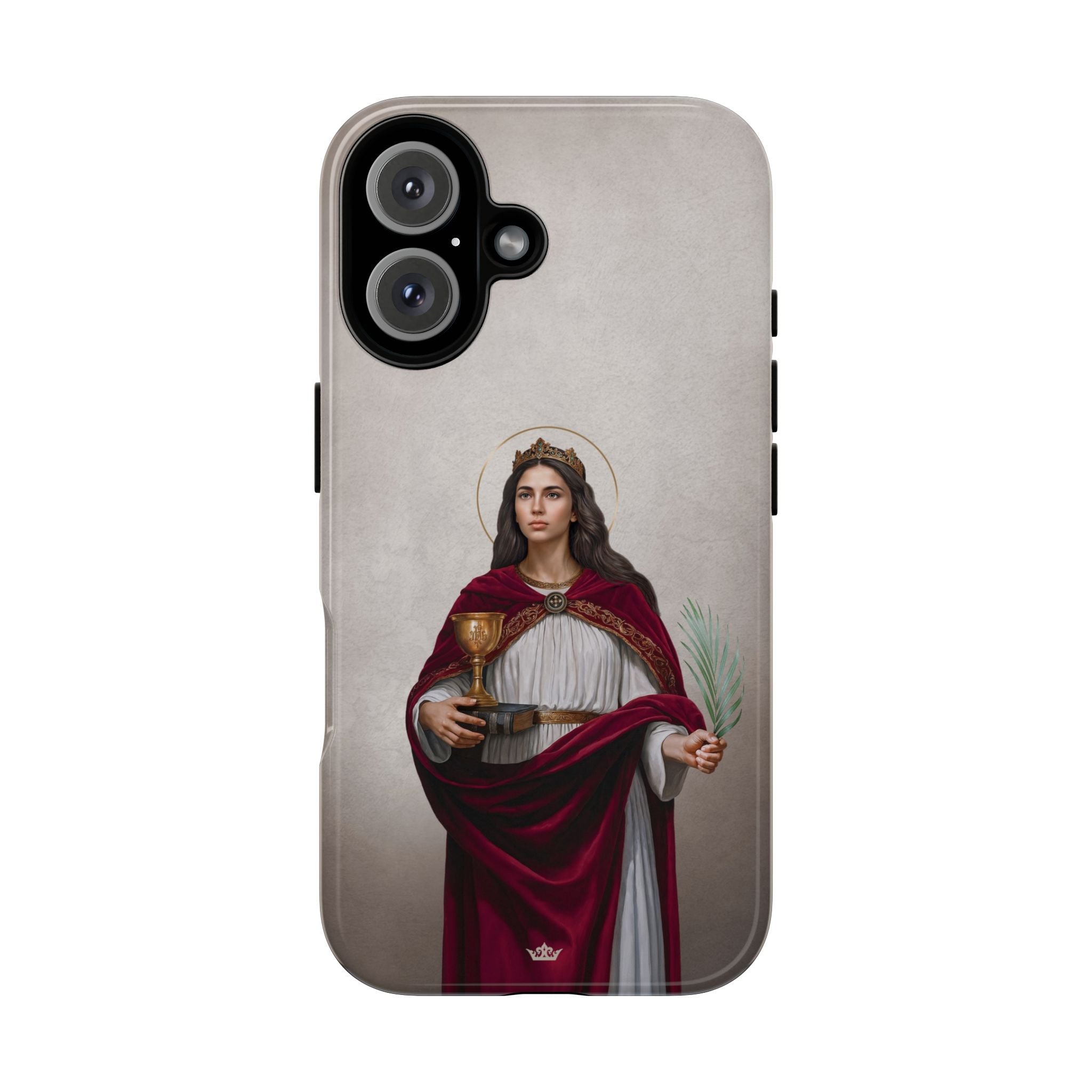 St. Barbara Hard Phone Case (Light)