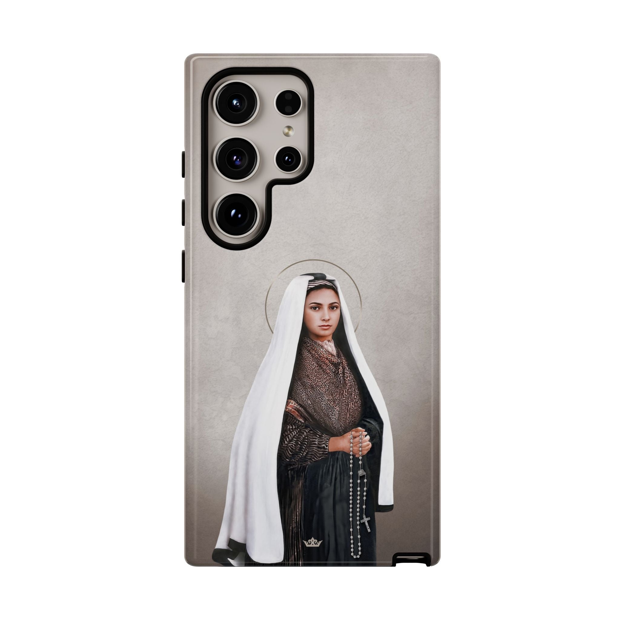 St. Bernadette Hard Phone Case (Light)