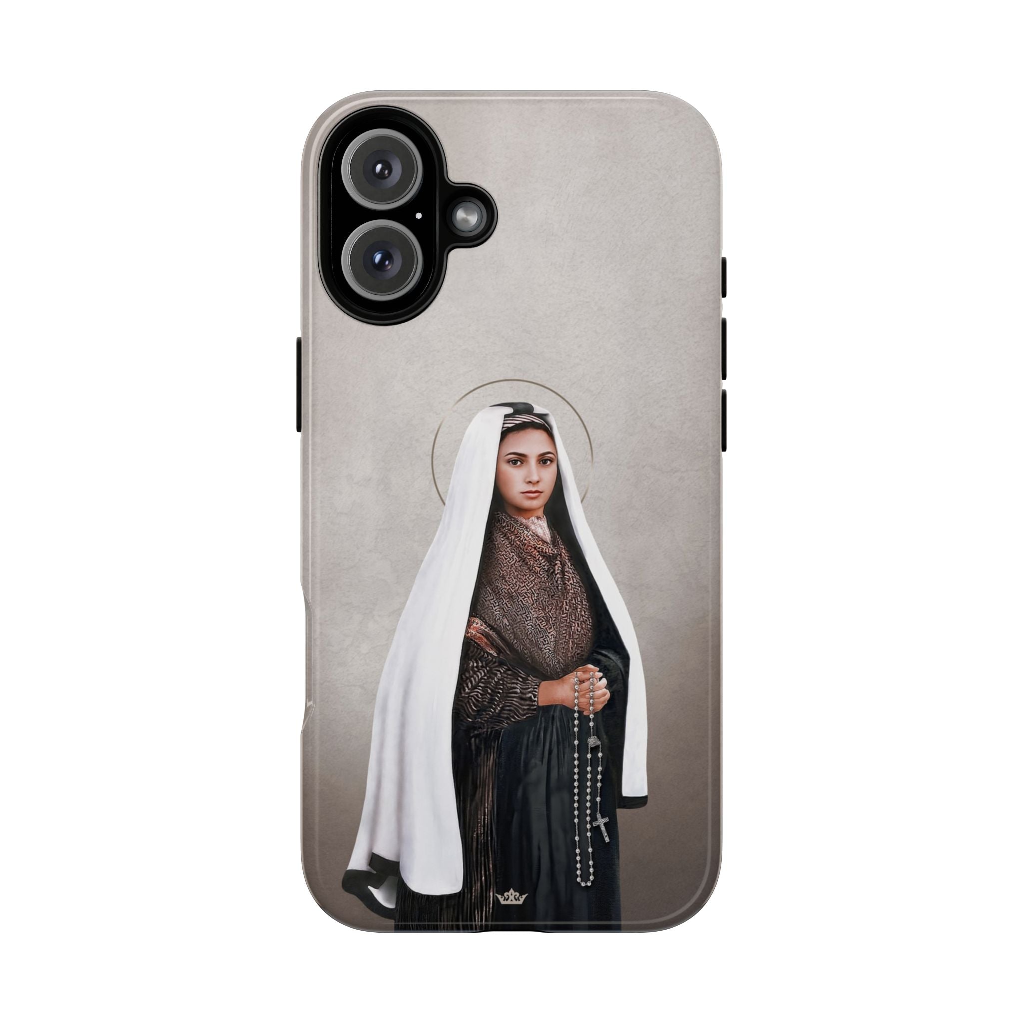 St. Bernadette Hard Phone Case (Light)