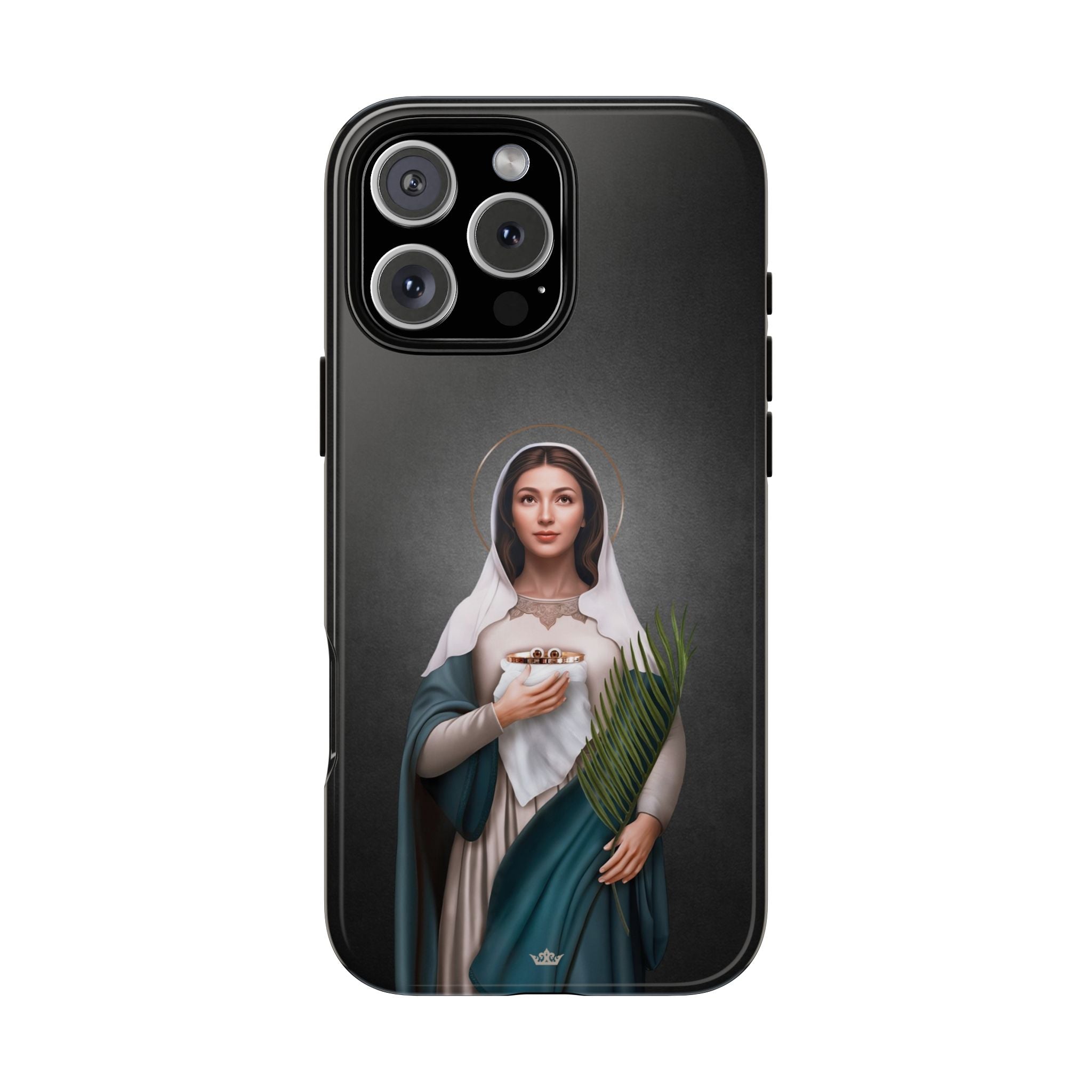 St. Lucy Hard Phone Case (Dark)