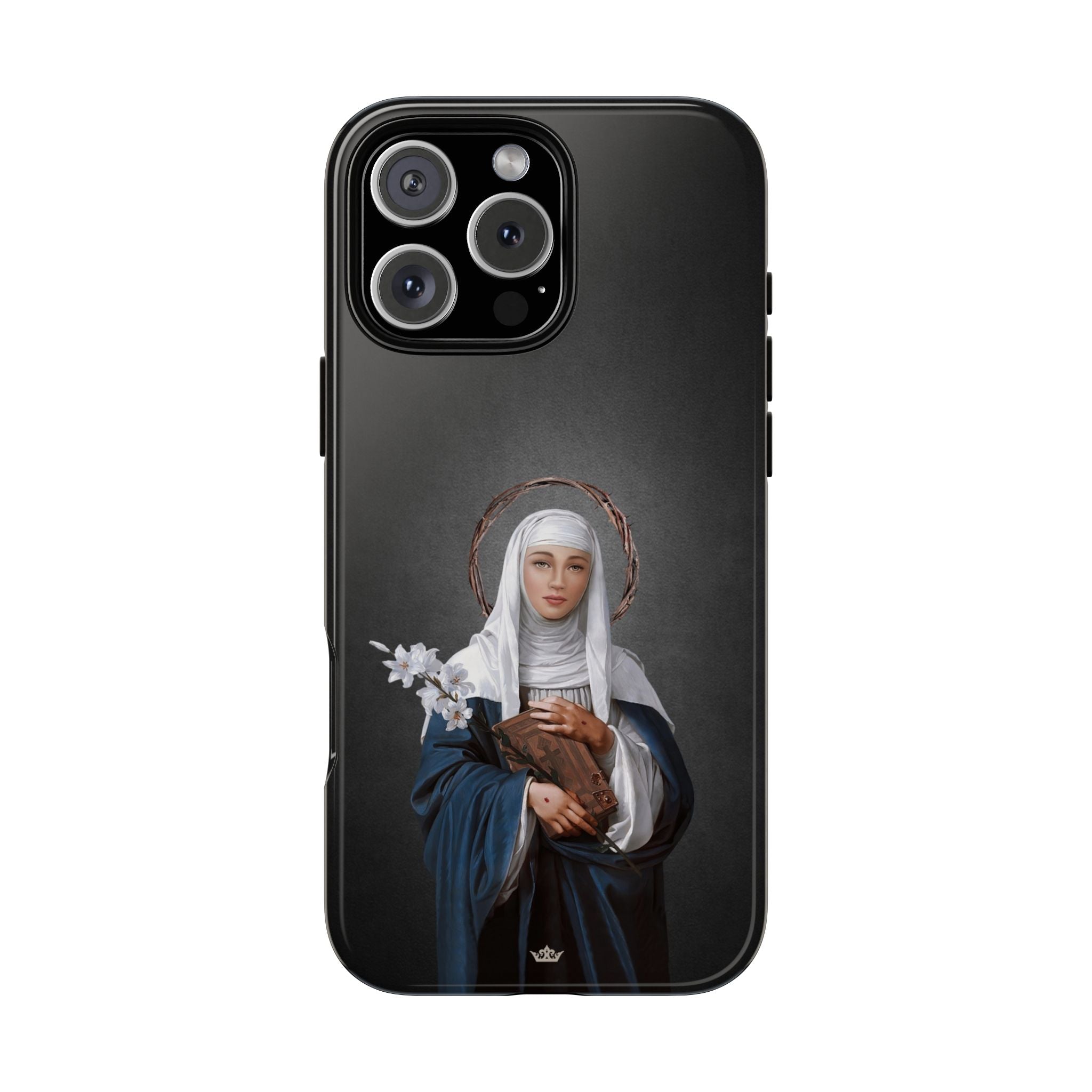 St. Catherine of Siena Hard Phone Case (Dark)