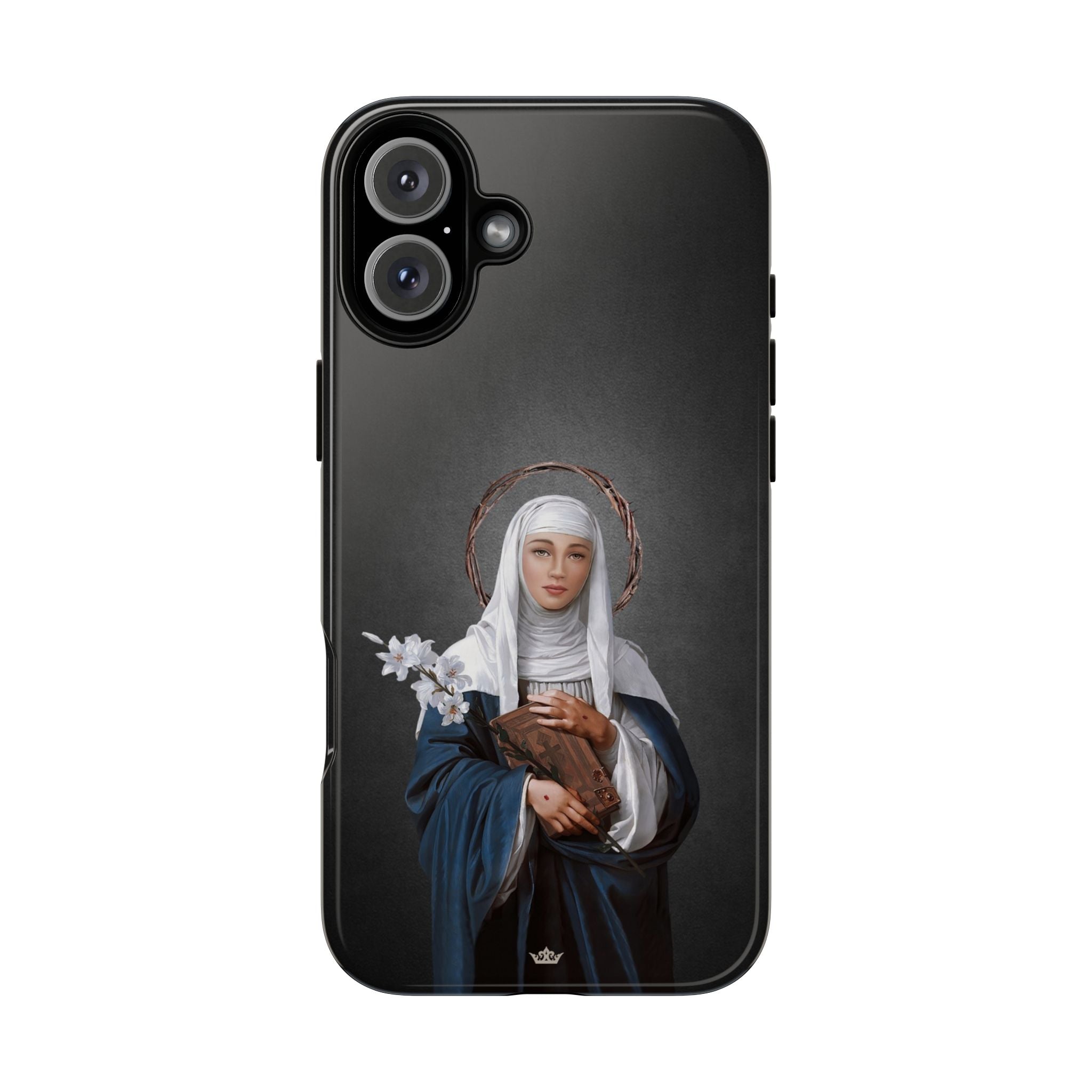 St. Catherine of Siena Hard Phone Case (Dark)