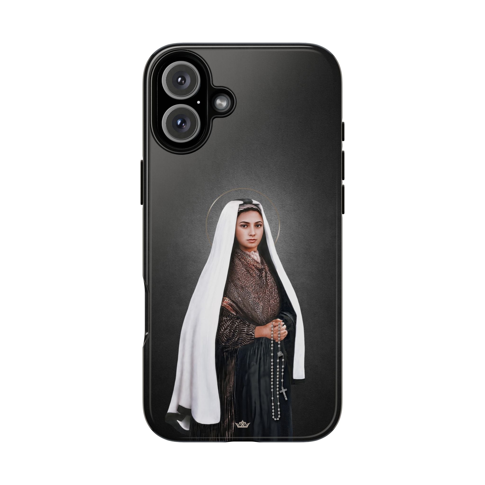 St. Bernadette Hard Phone Case (Dark)