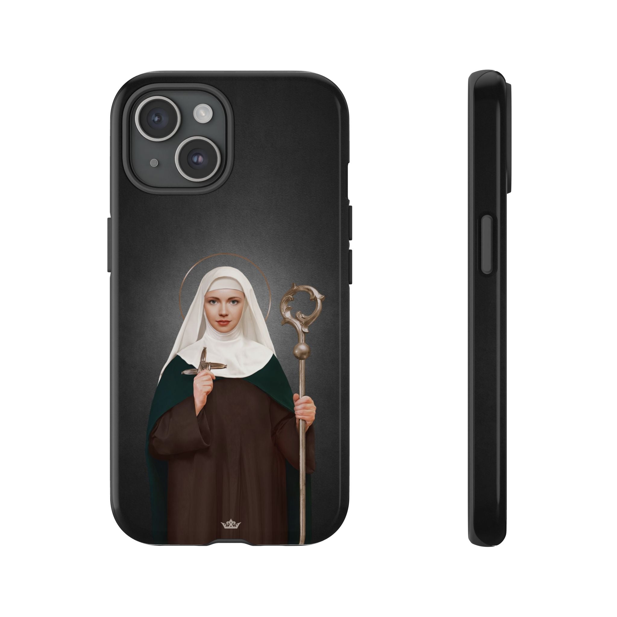 St. Brigid of Ireland Hard Phone Case (Dark)