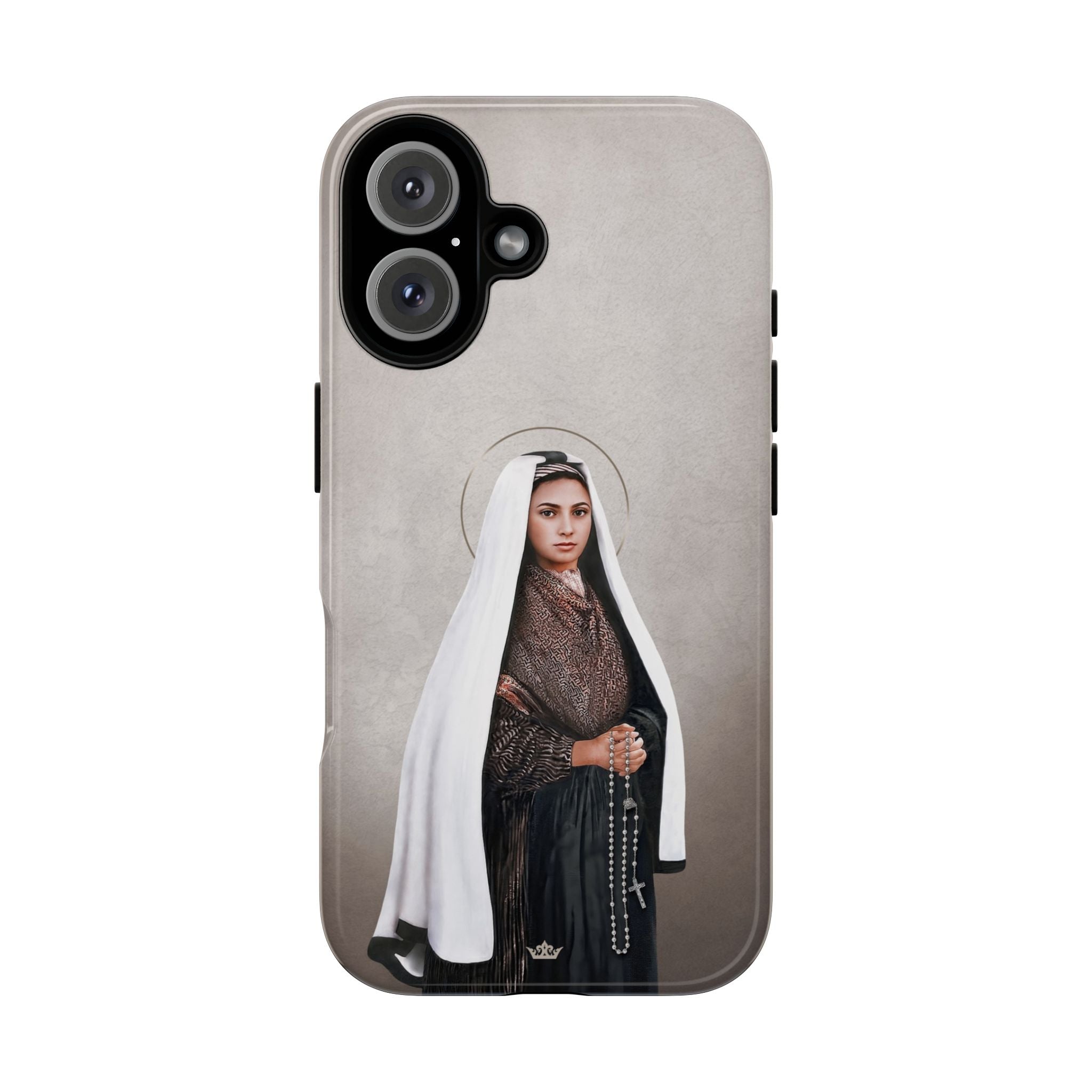 St. Bernadette Hard Phone Case (Light)