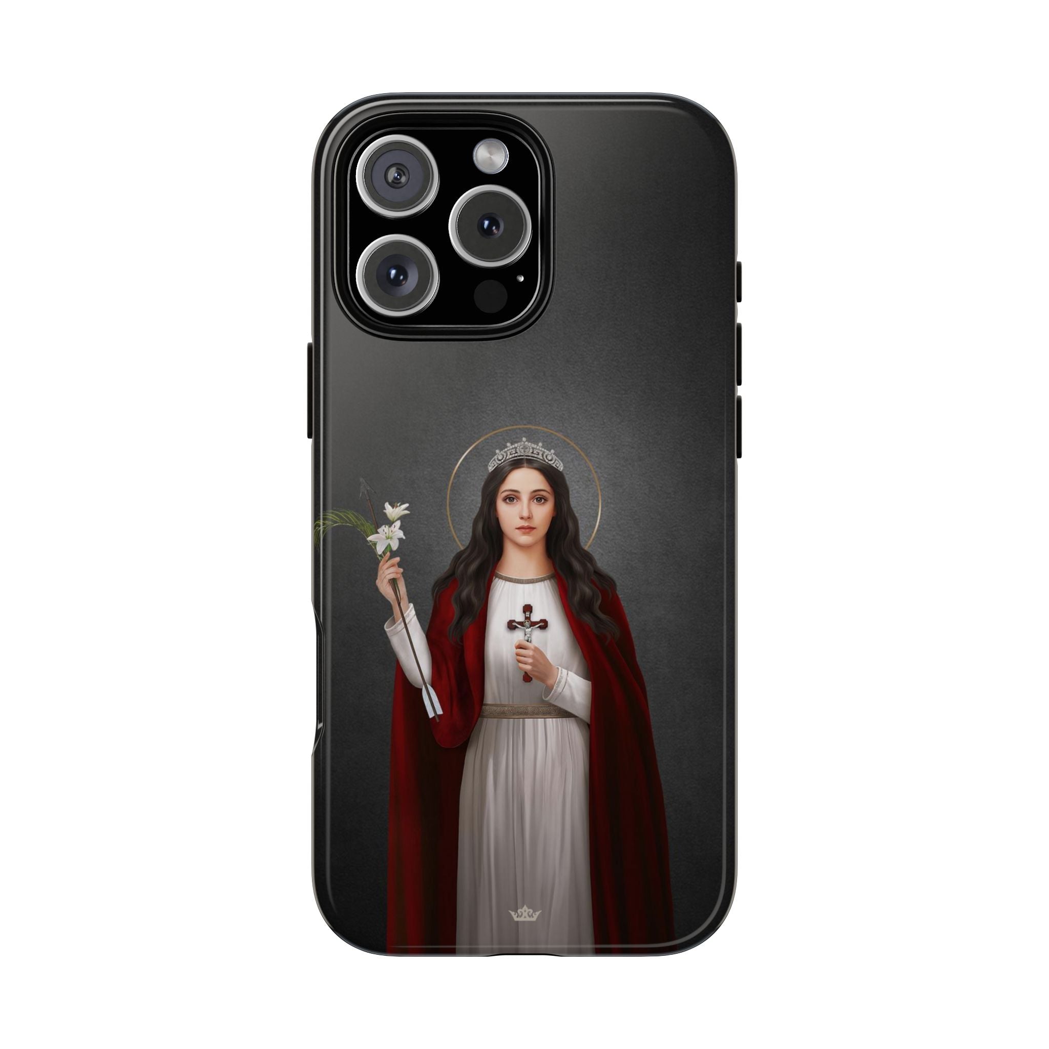 St. Philomena Hard Phone Case (Dark)