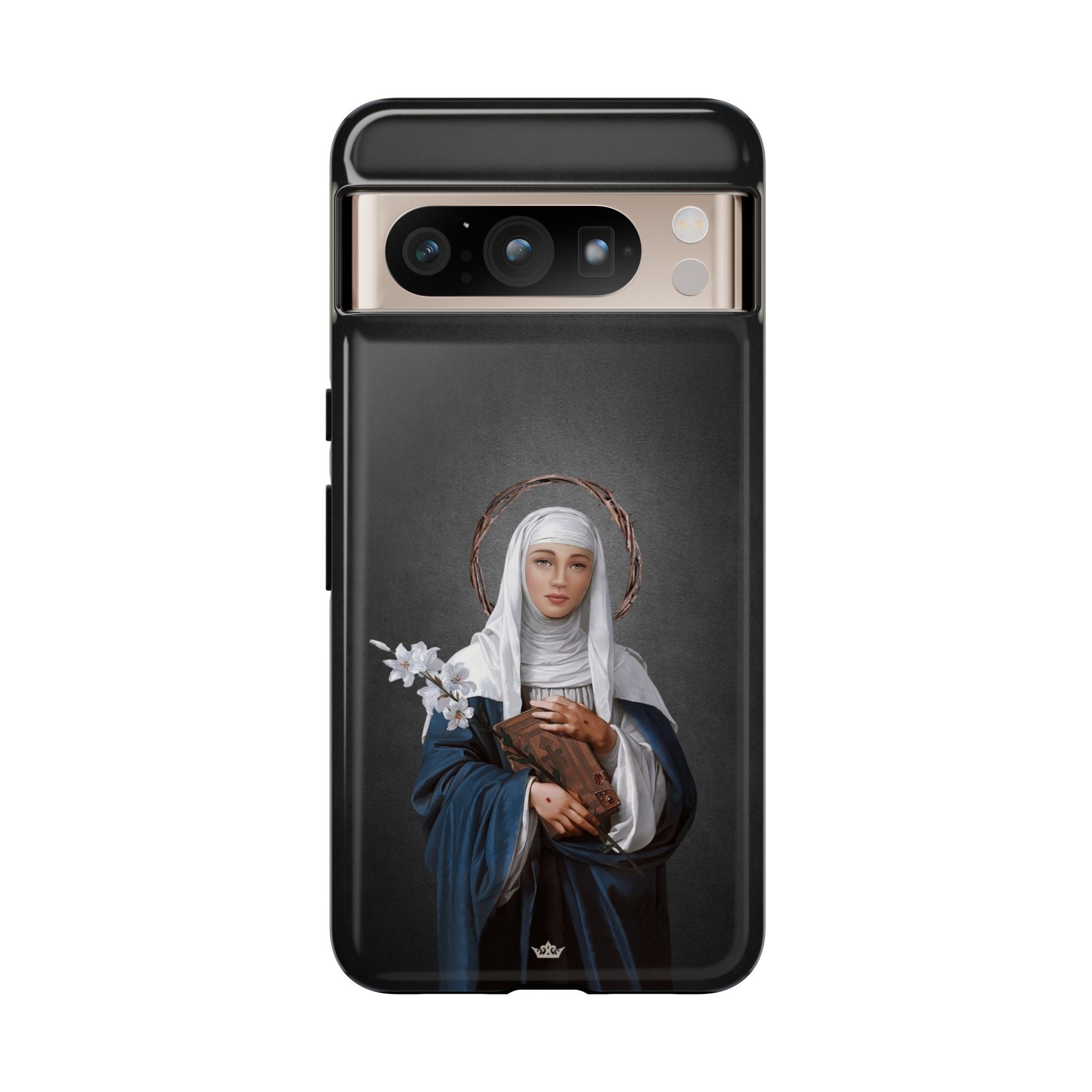 St. Catherine of Siena Hard Phone Case (Dark)