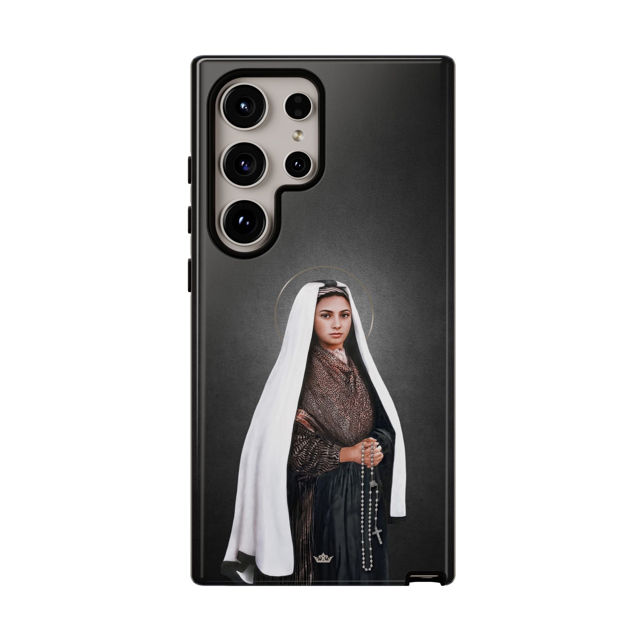 St. Bernadette Hard Phone Case (Dark)