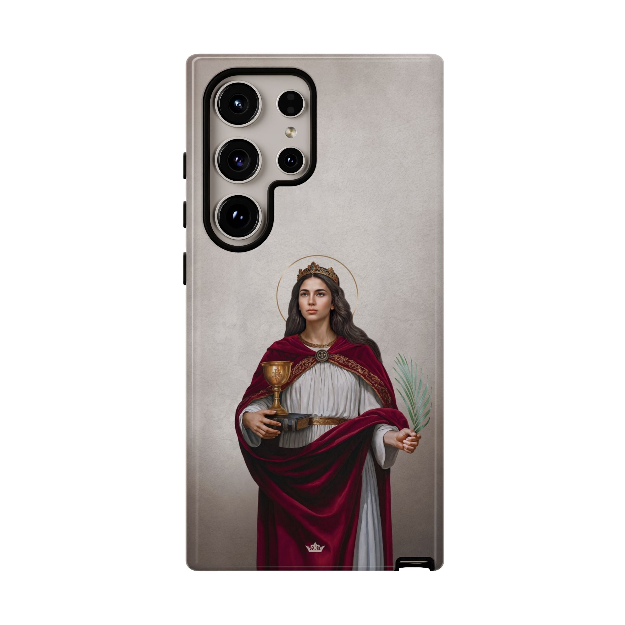 St. Barbara Hard Phone Case (Light)