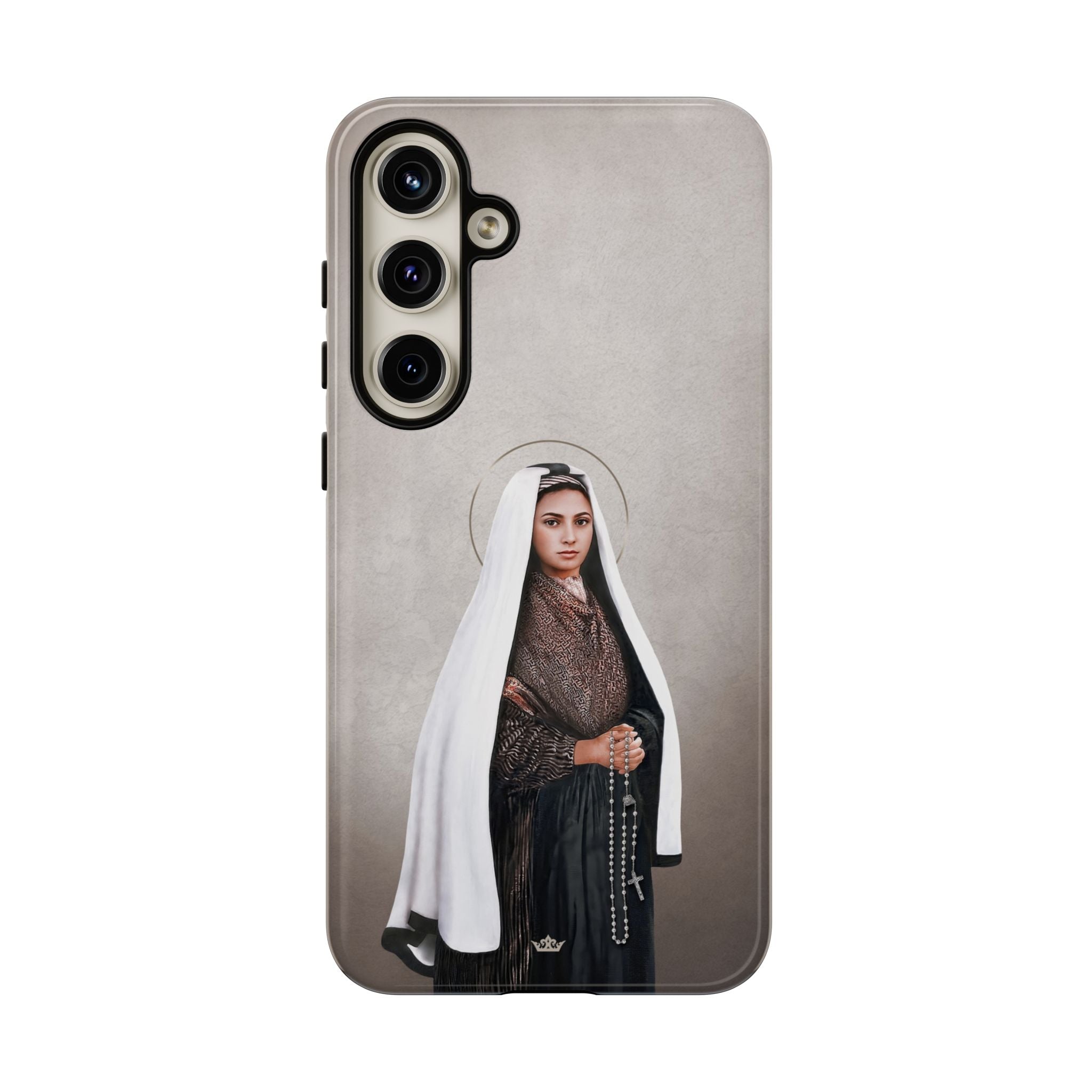 St. Bernadette Hard Phone Case (Light)