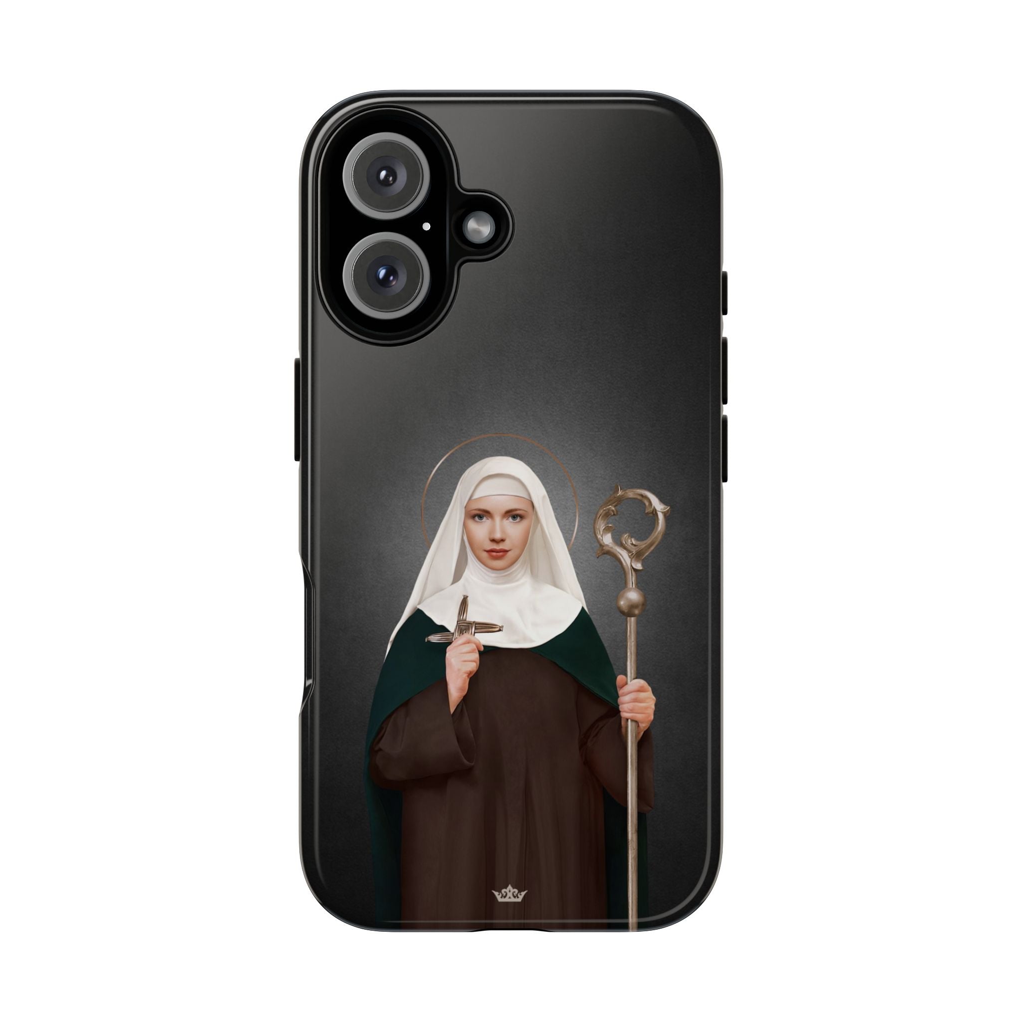 St. Brigid of Ireland Hard Phone Case (Dark)