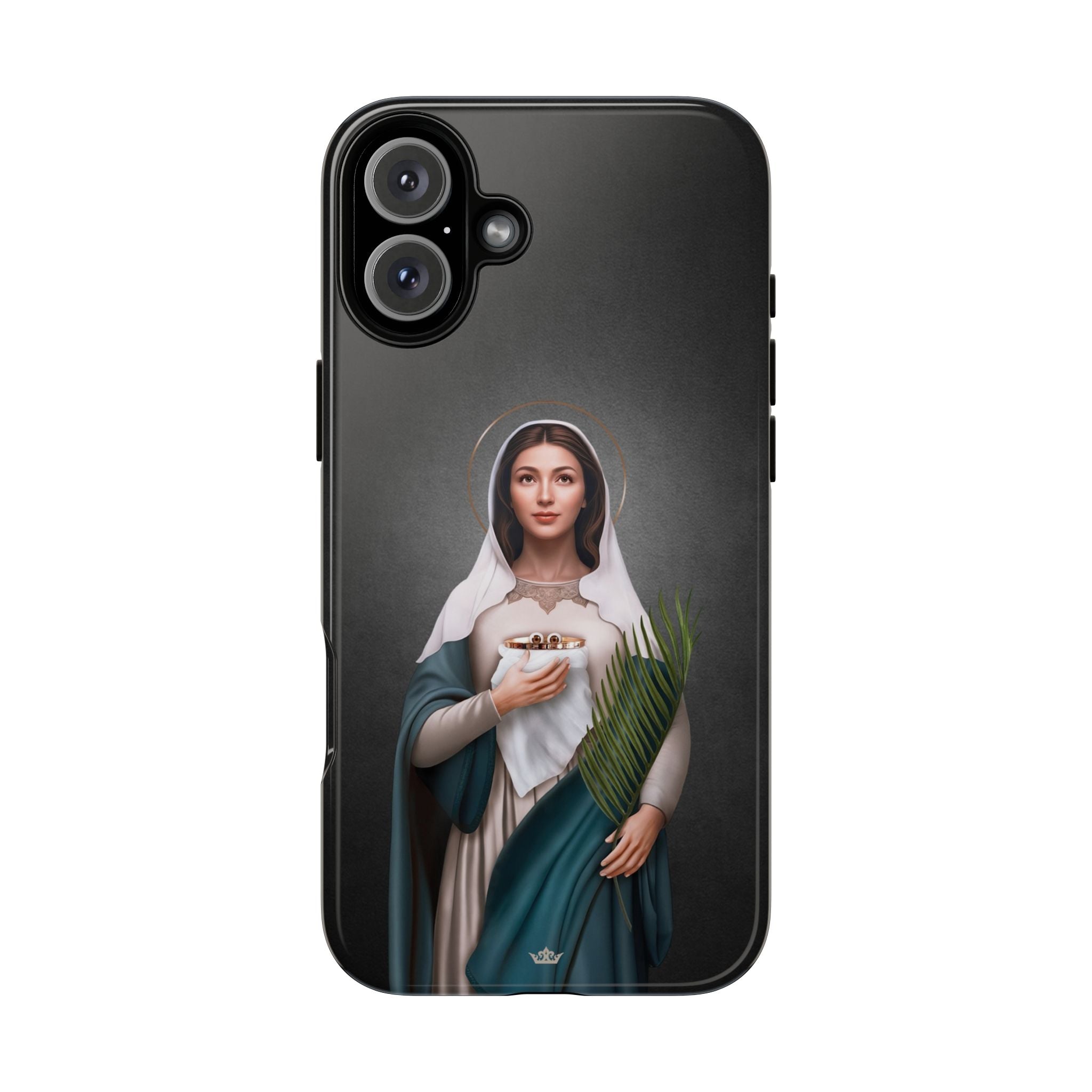 St. Lucy Hard Phone Case (Dark)