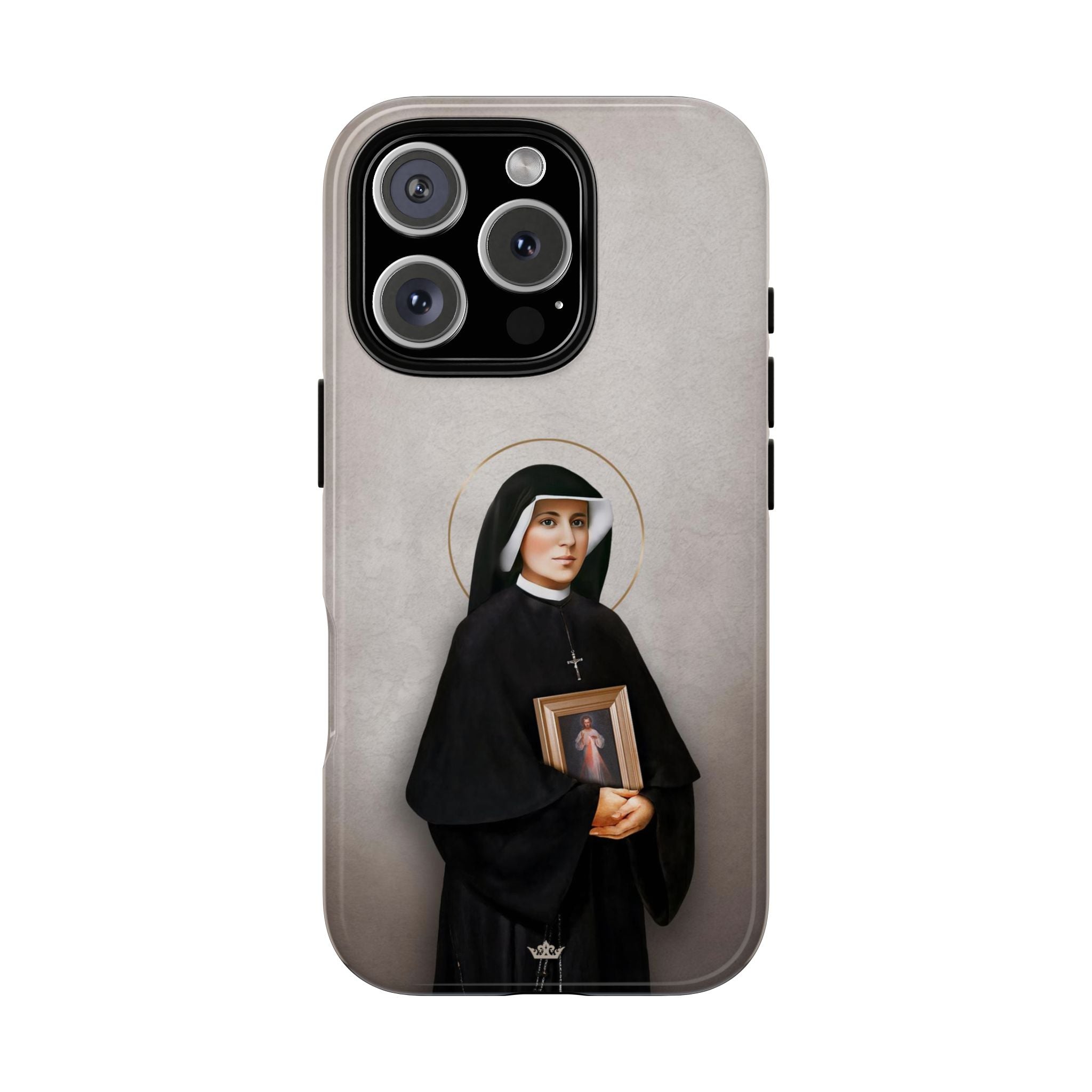 St. Faustina Hard Phone Case (Light)