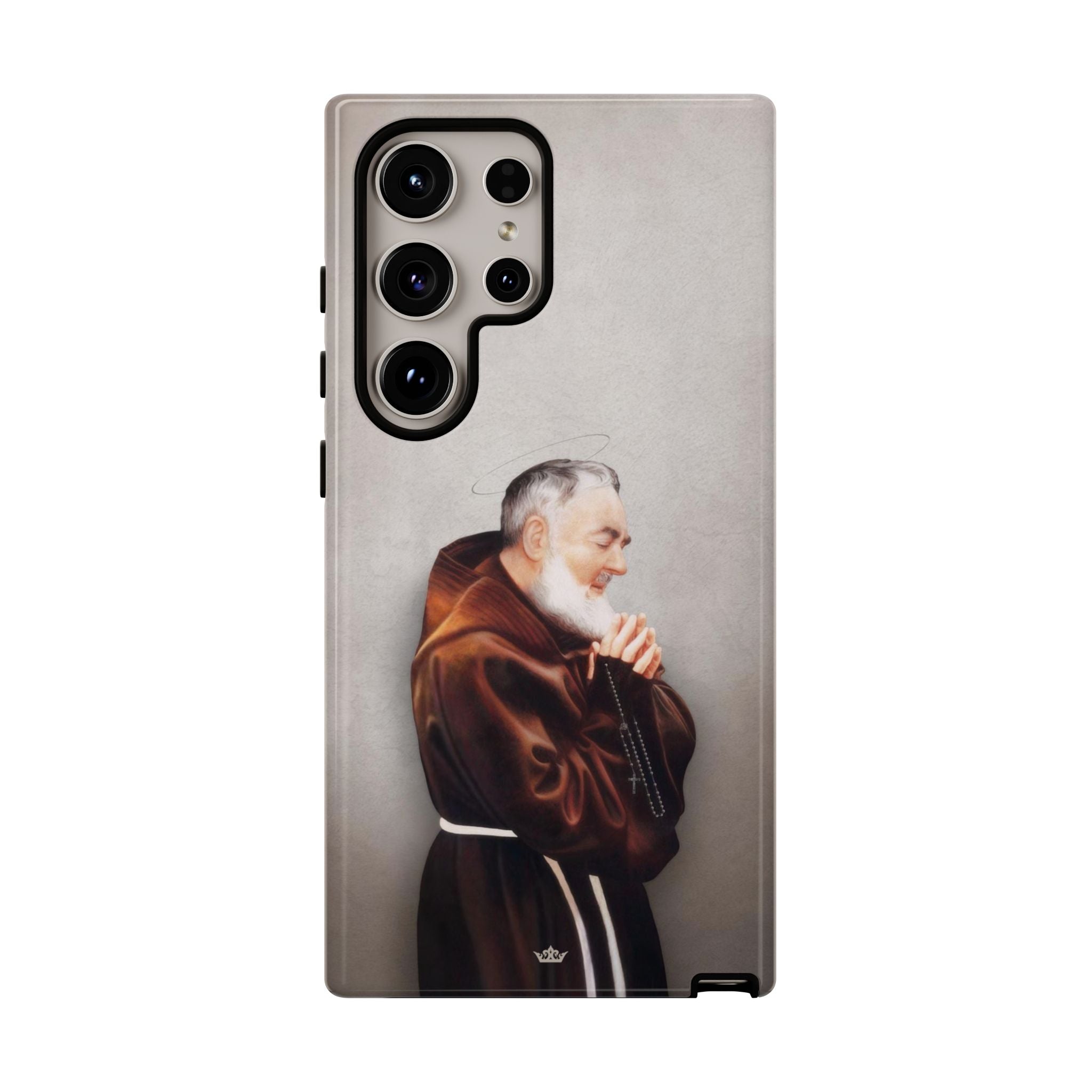 St. Padre Pio Hard Phone Case (Light)