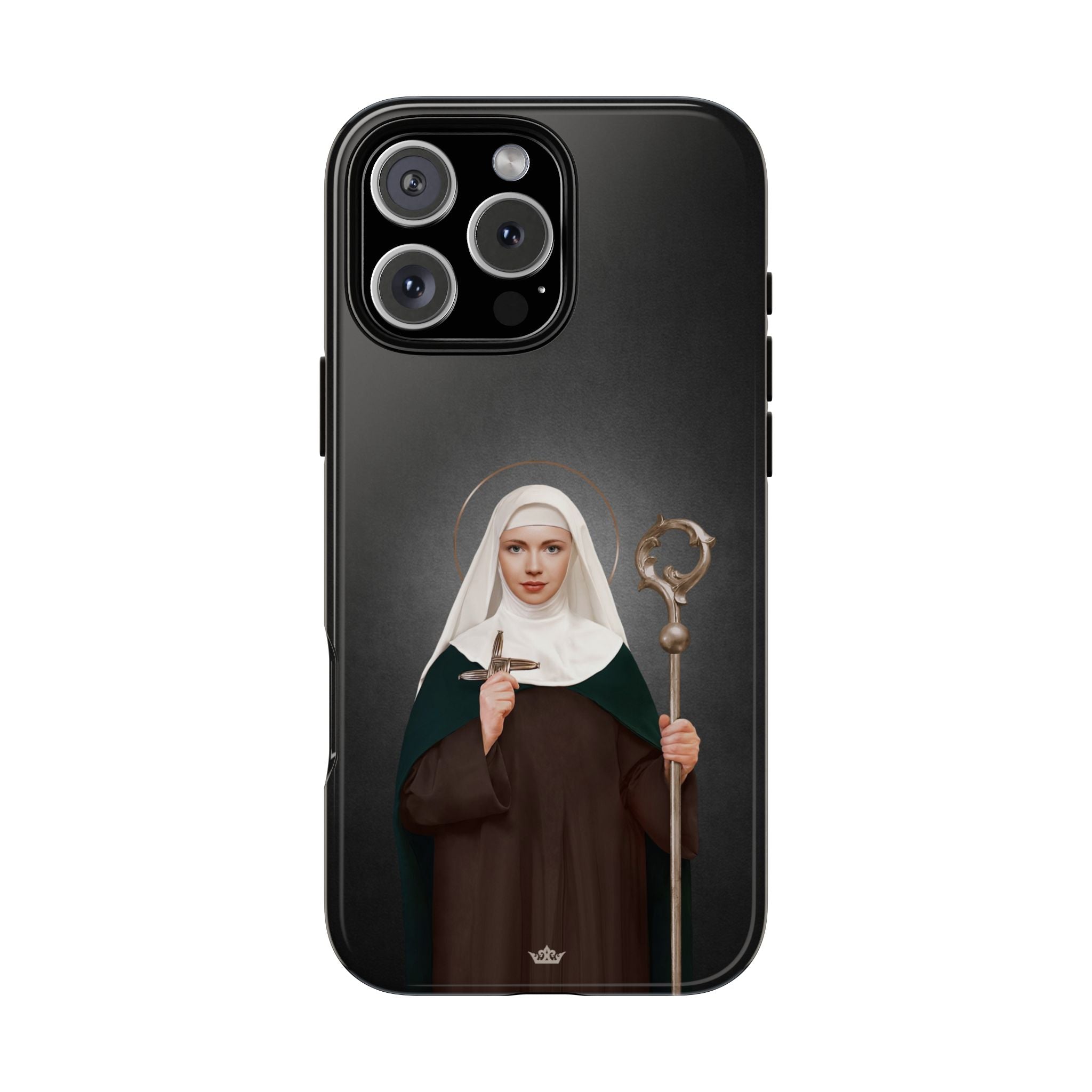 St. Brigid of Ireland Hard Phone Case (Dark)