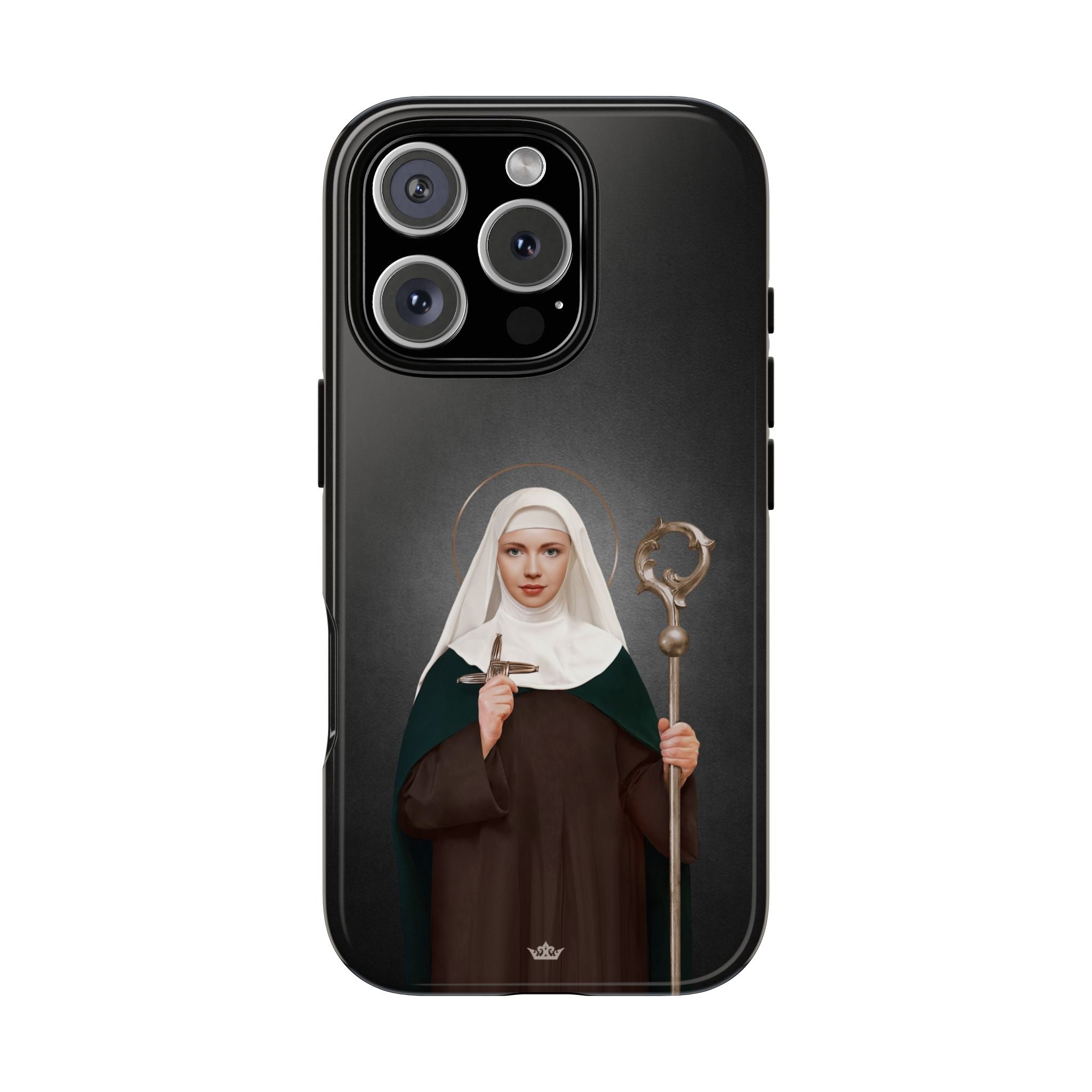 St. Brigid of Ireland Hard Phone Case (Dark)