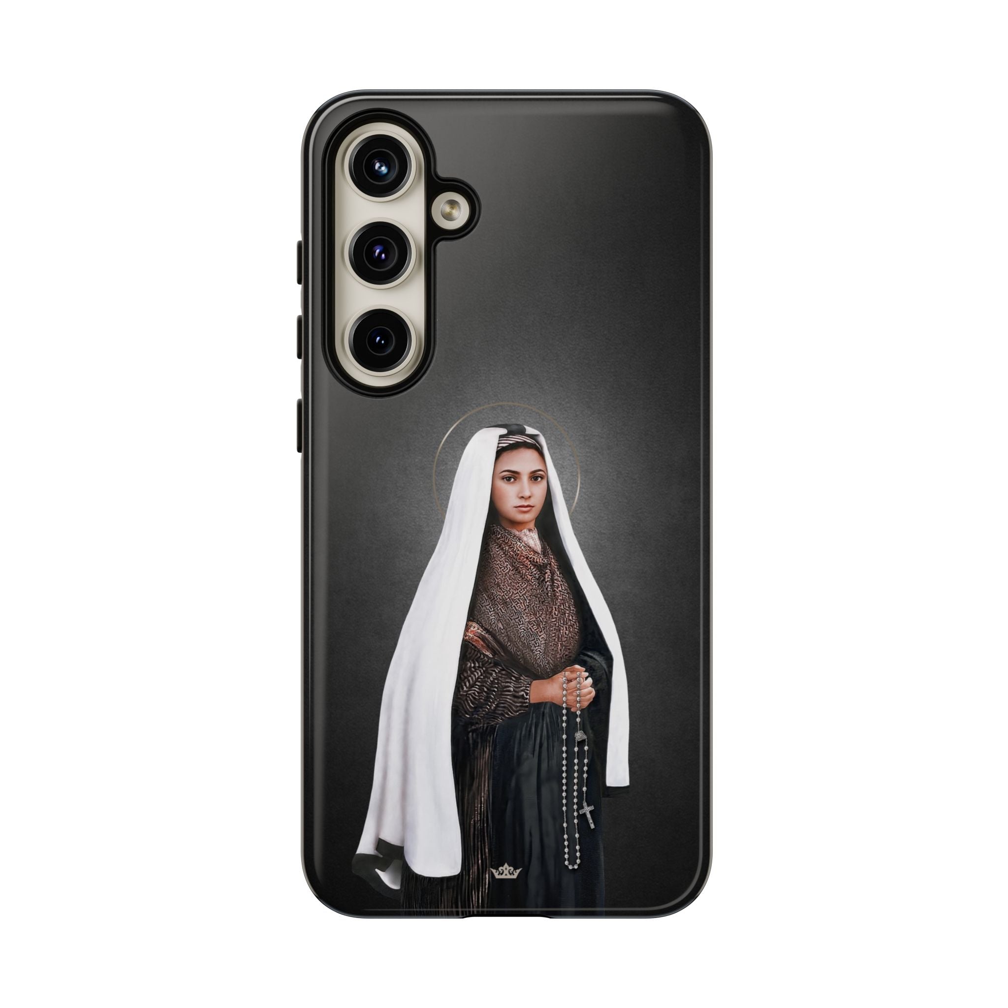 St. Bernadette Hard Phone Case (Dark)