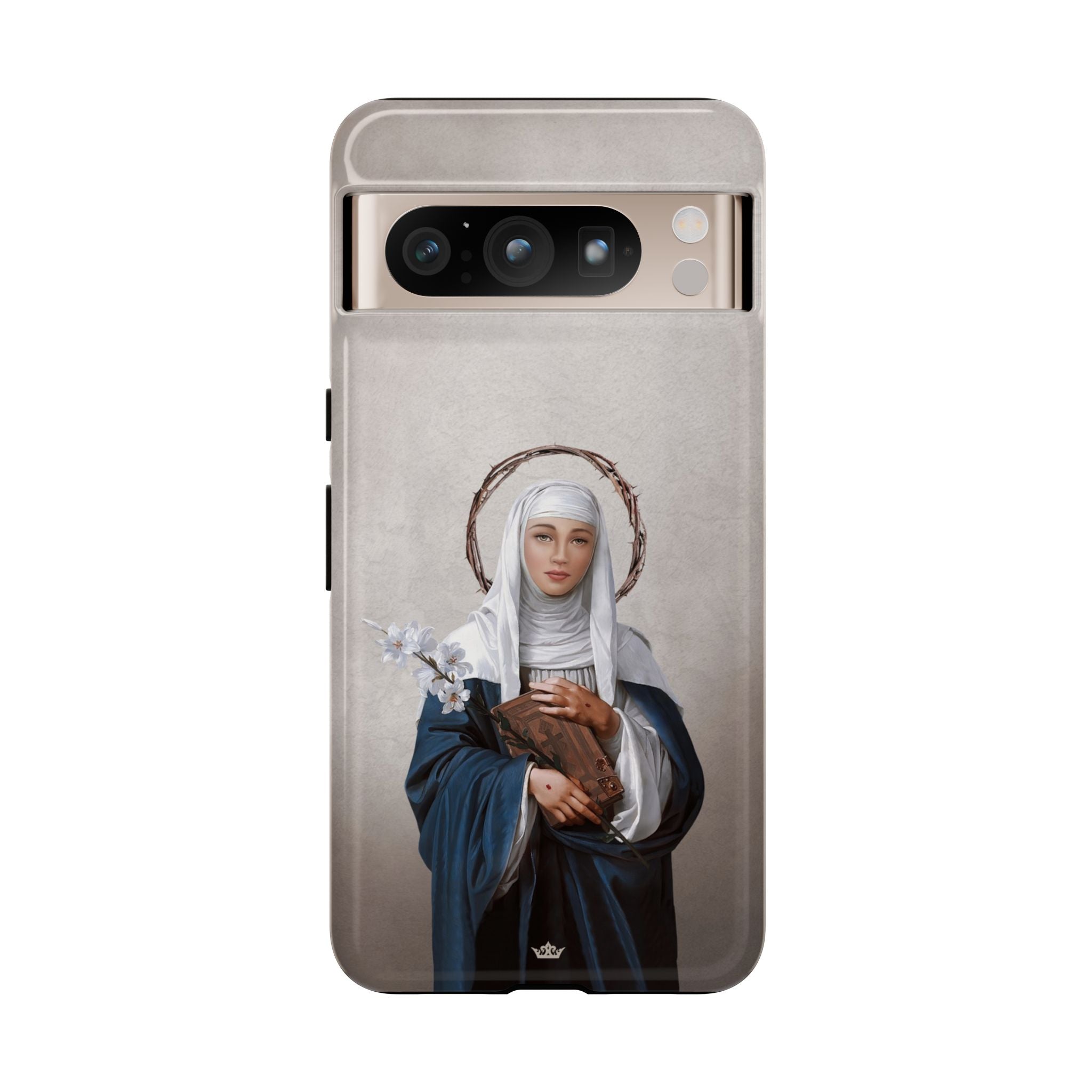 St. Catherine of Siena Hard Phone Case (Light)