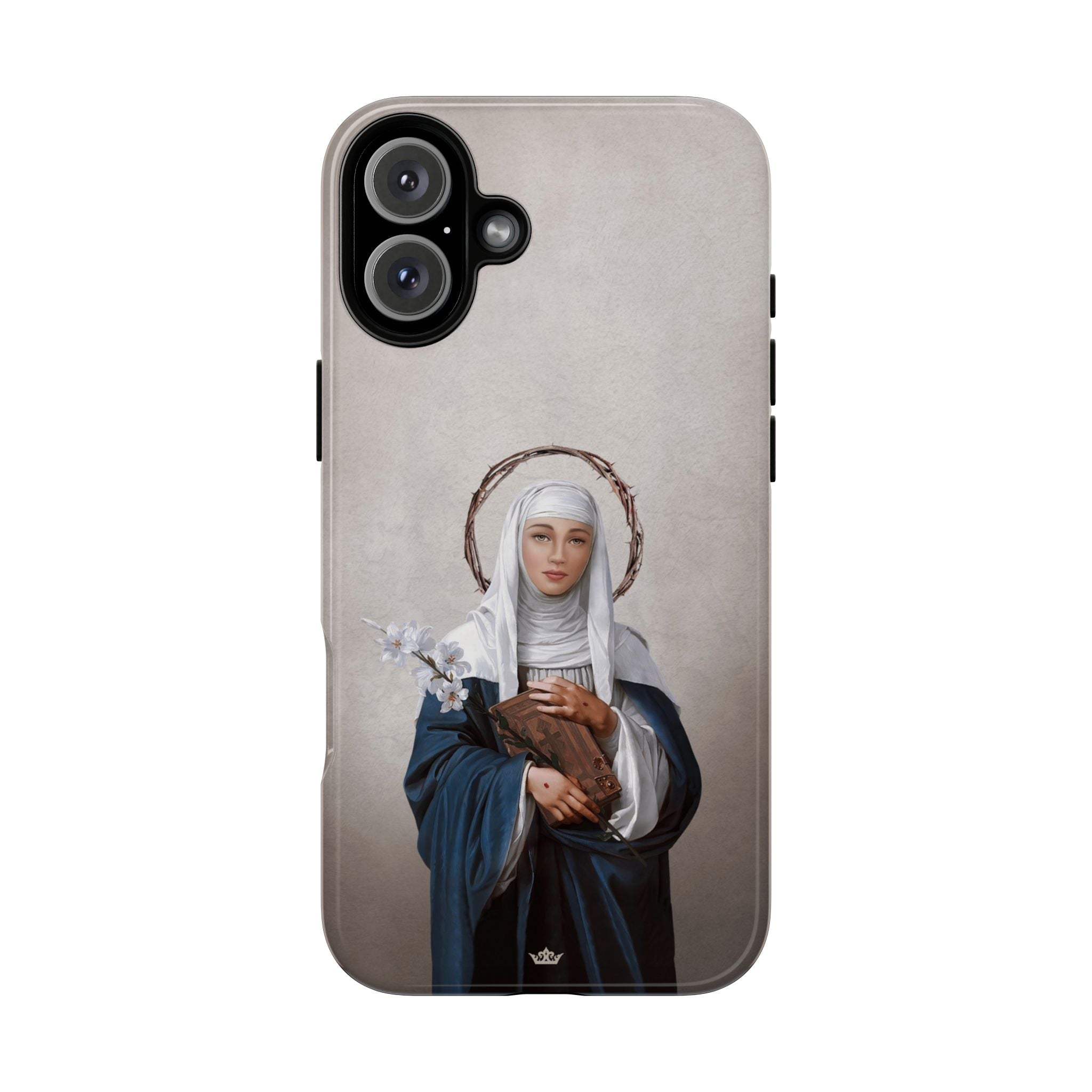 St. Catherine of Siena Hard Phone Case (Light)