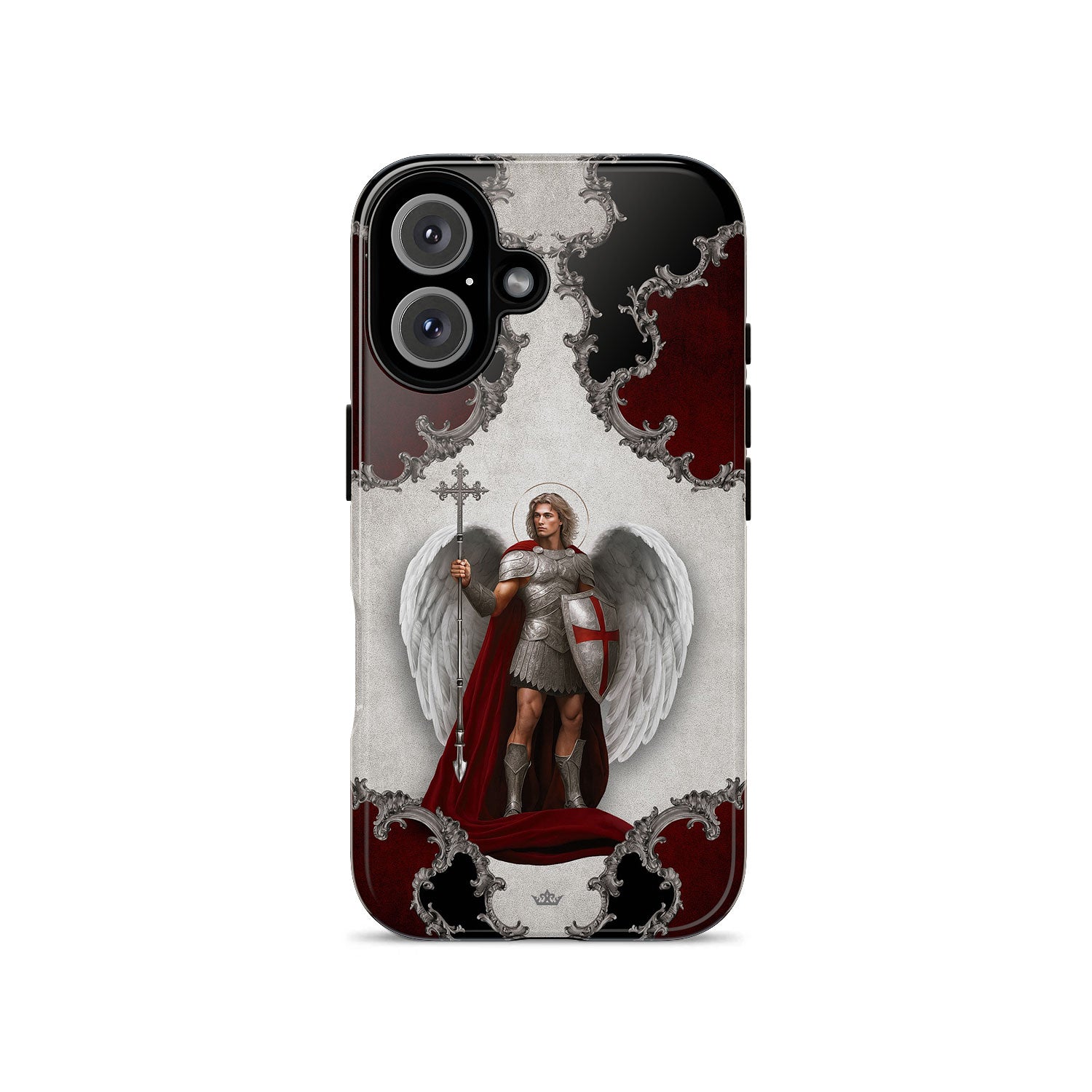 St. Michael the Archangel Victorious Hard Phone Case (Baroque)