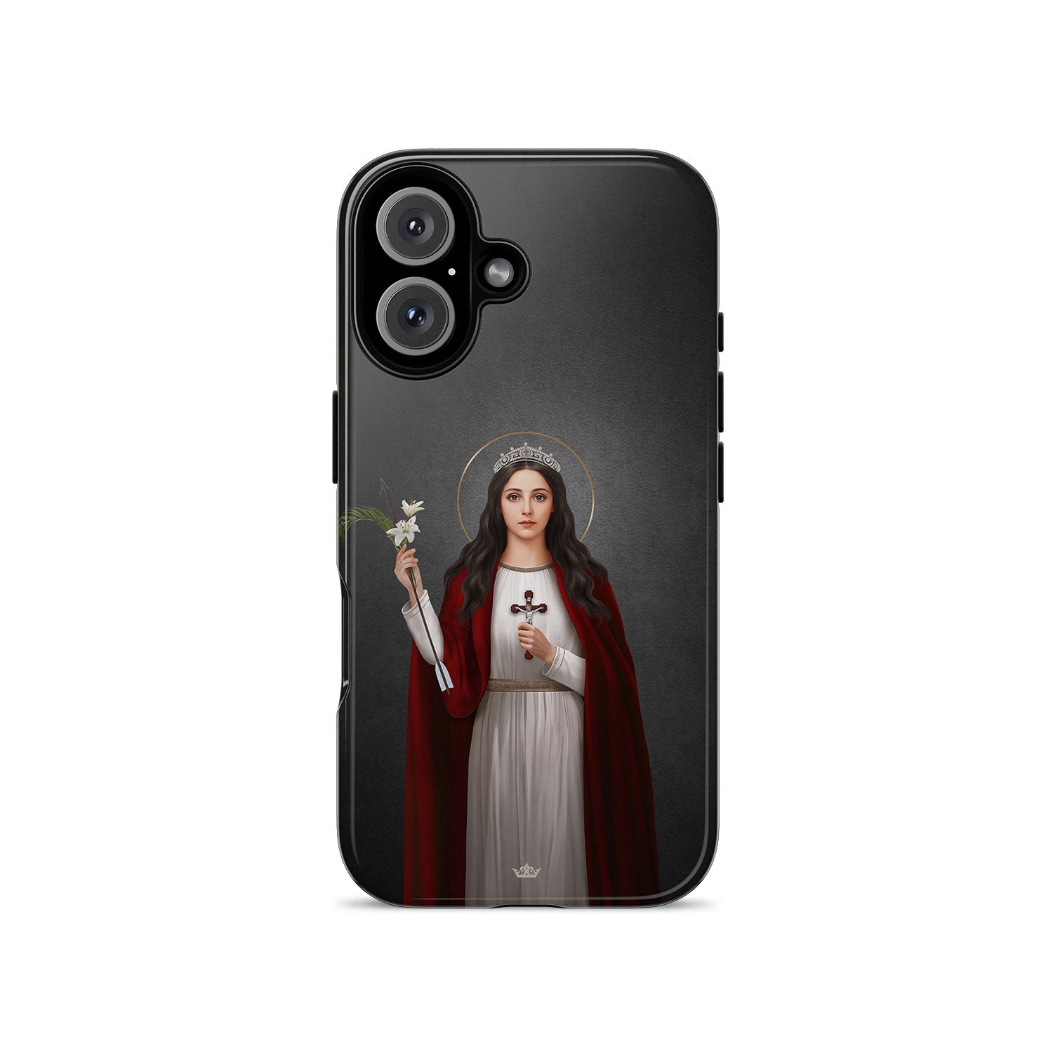 St. Philomena Hard Phone Case (Dark)