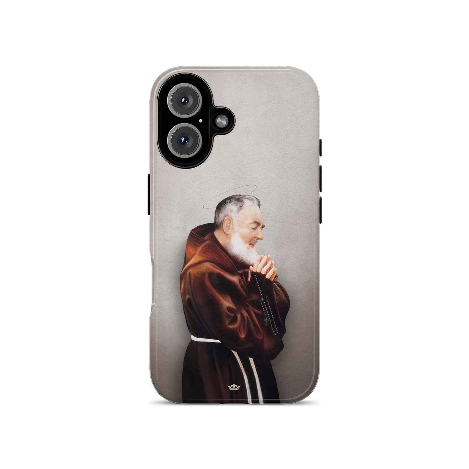 St. Padre Pio Hard Phone Case (Light)