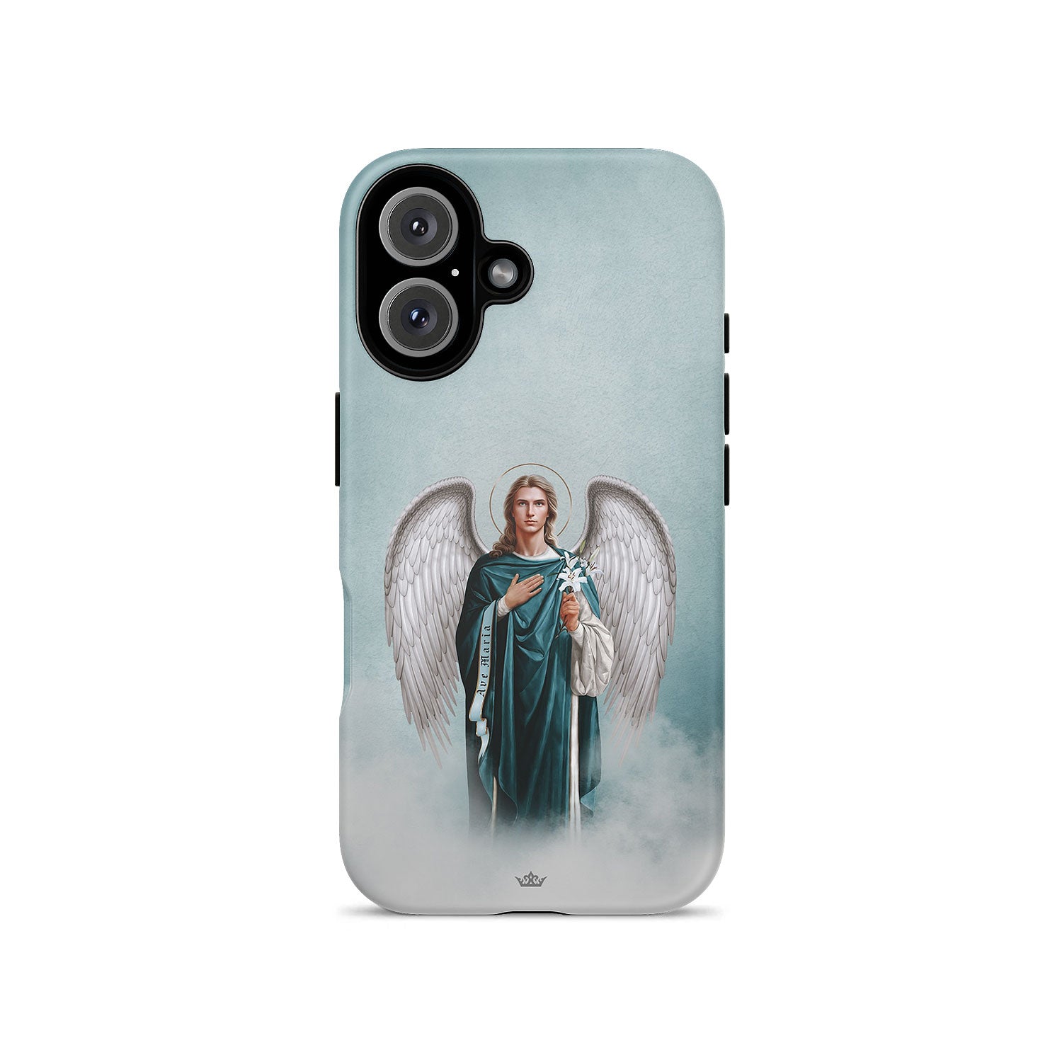 St. Gabriel the Archangel Hard Phone Case (Blue)