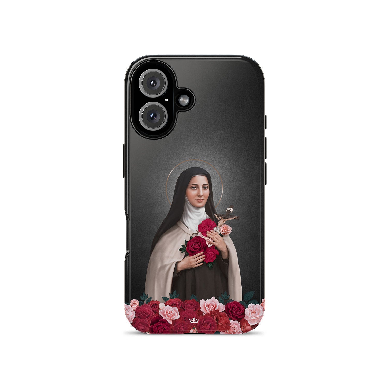 St. Therese of Lisieux Hard Phone Case (Dark)