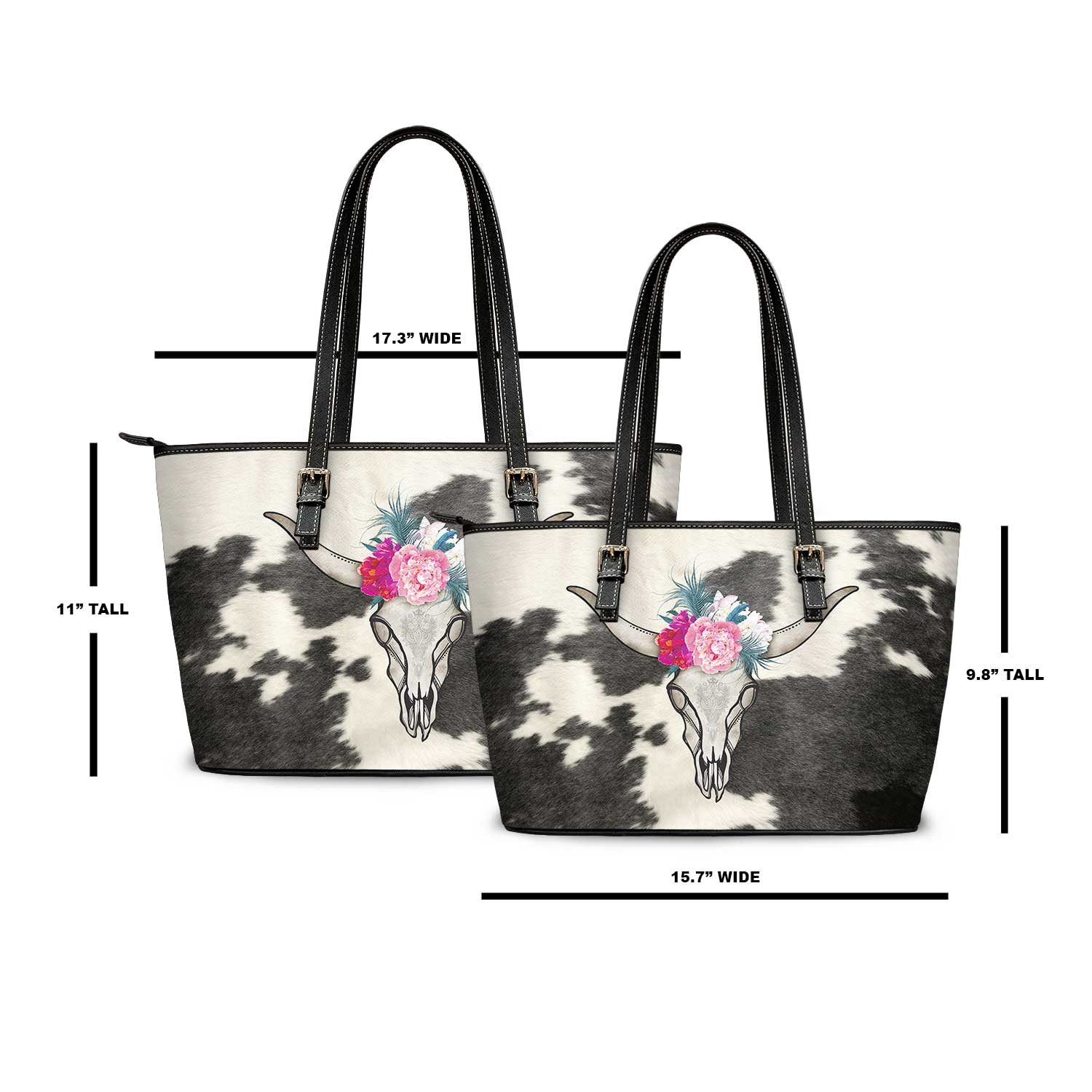 Boho Bull Skull Tote Bag - VENXARA®