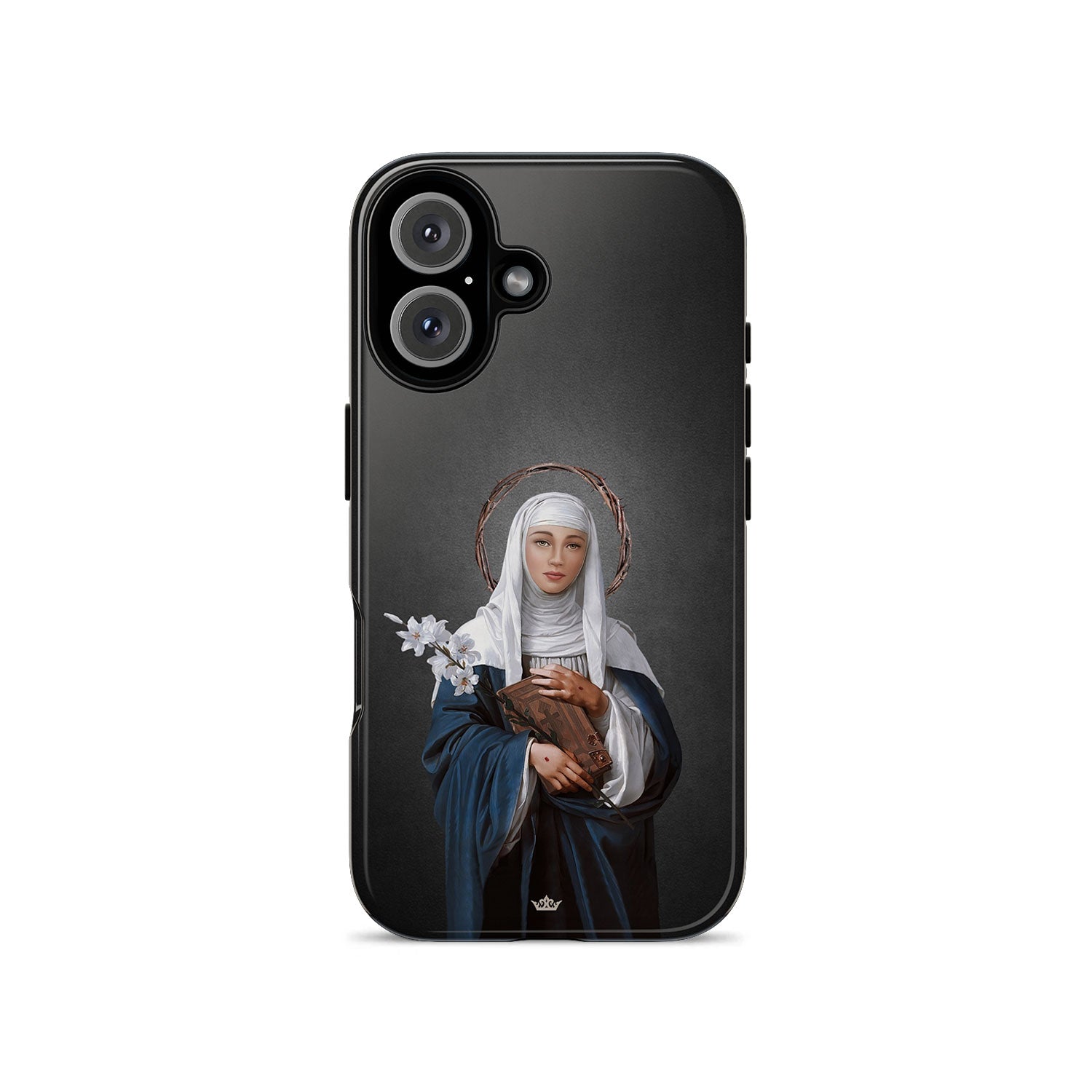 St. Catherine of Siena Hard Phone Case (Dark)