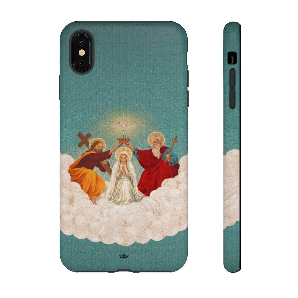 Mosaic Coronation of Mary Hard Phone Case