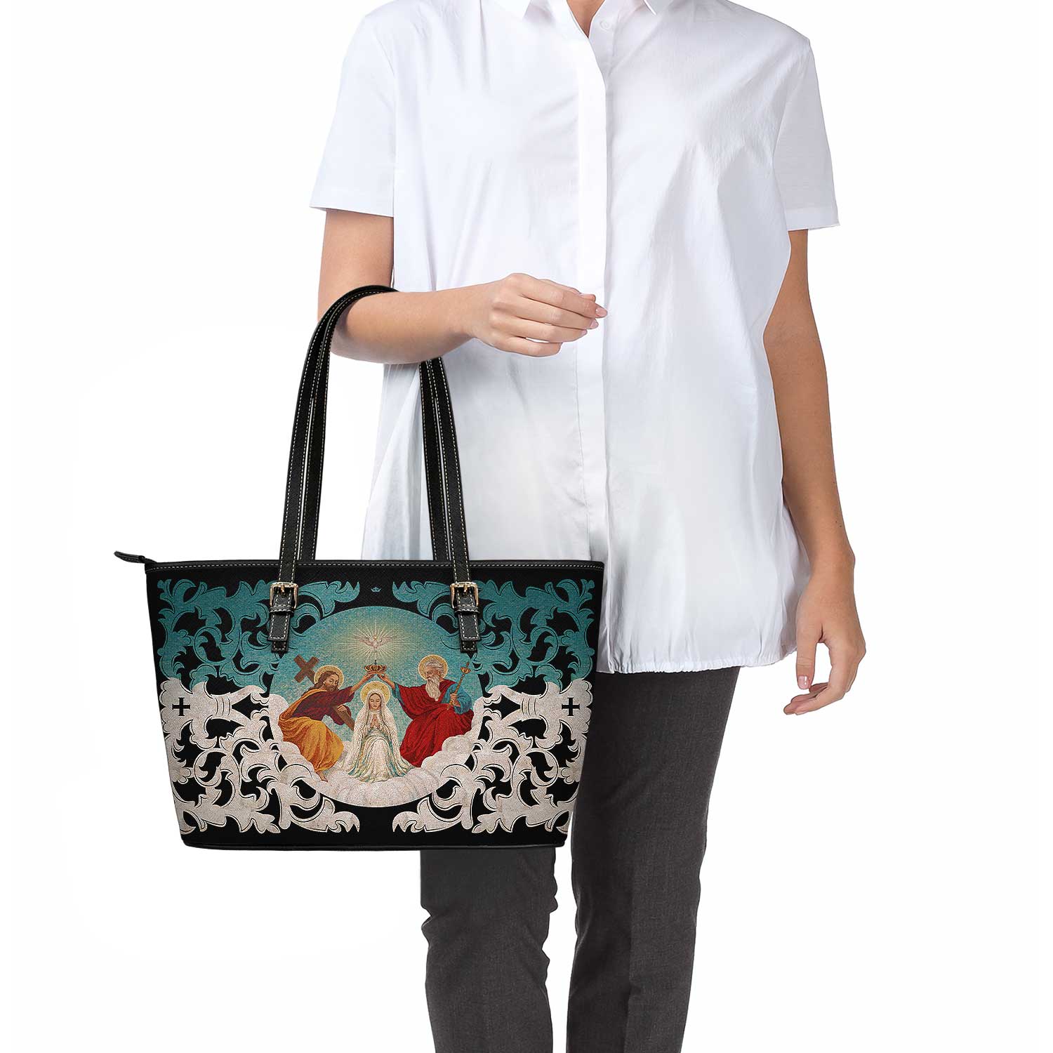 Mosaic Coronation of Mary Tote Bag (Baroque) - VENXARA®