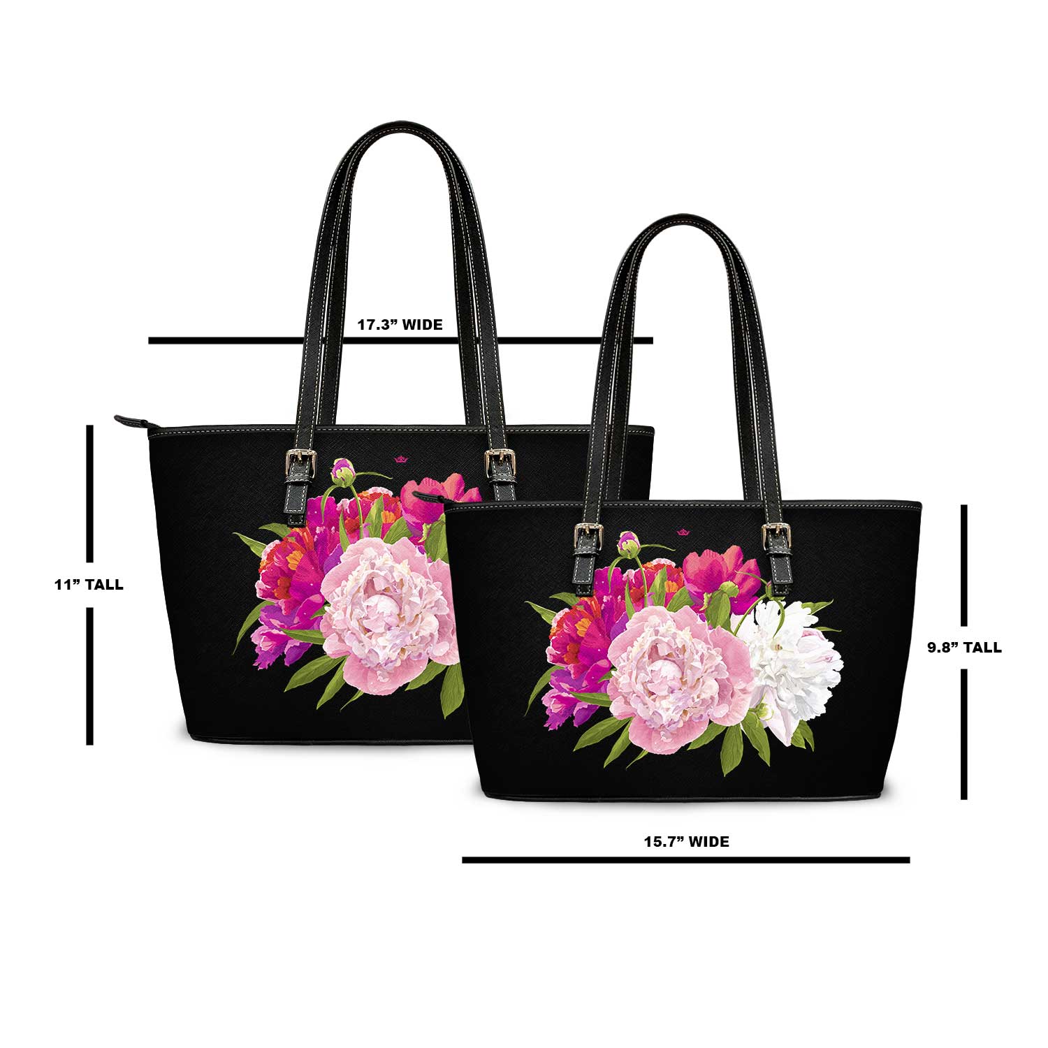 Purely Peony Tote Bag (Spicy) - VENXARA®