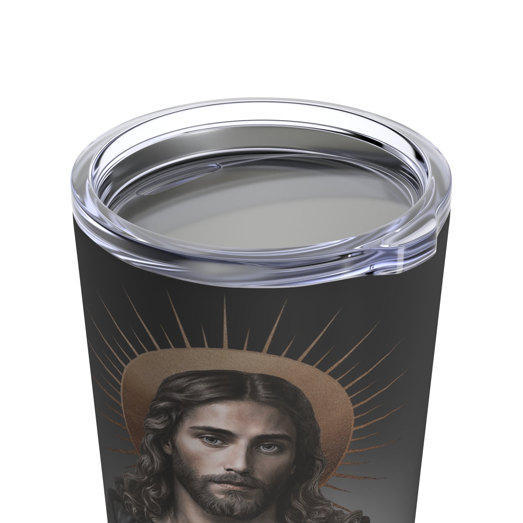 Sacred Heart of Jesus Lord's Prayer Tumbler 20 oz. (Ash) - VENXARA®