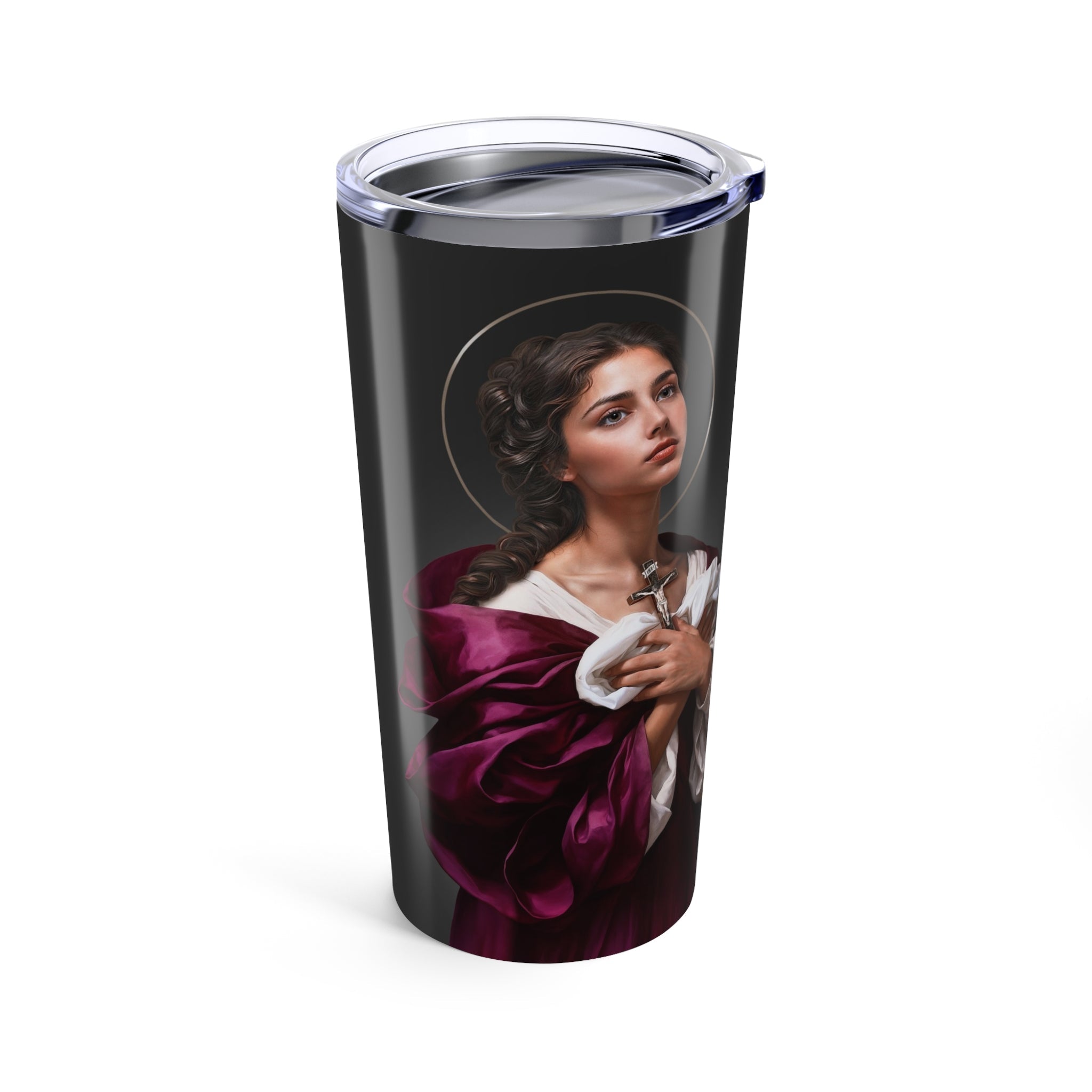 St. Agatha Lord's Prayer Tumbler 20 oz. (Ash) - VENXARA®