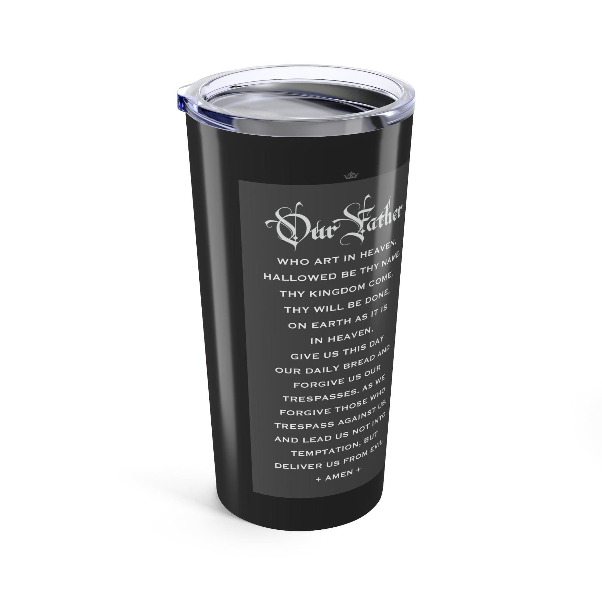 St. Agatha Lord's Prayer Tumbler 20 oz. (Ash) - VENXARA®